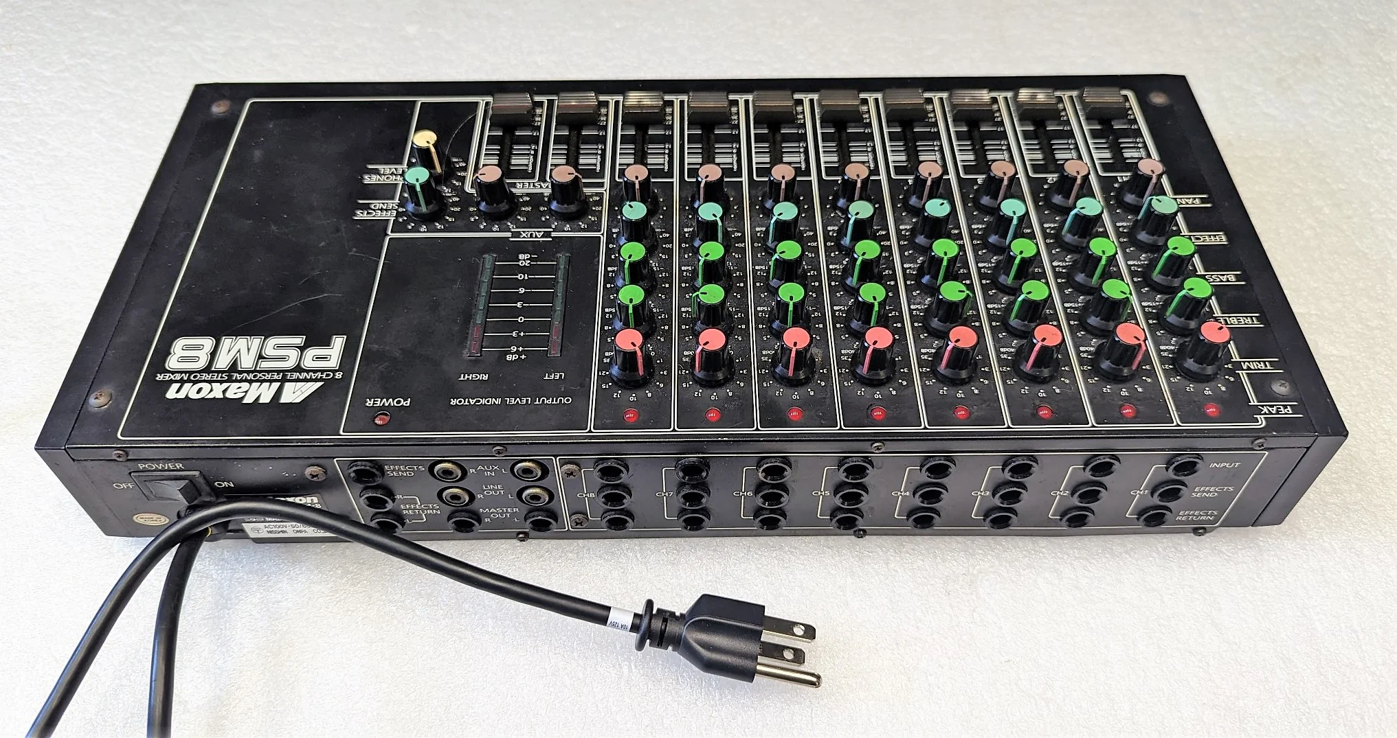 Maxon PSM8 8-Channel Stereo Mixer - Image 3
