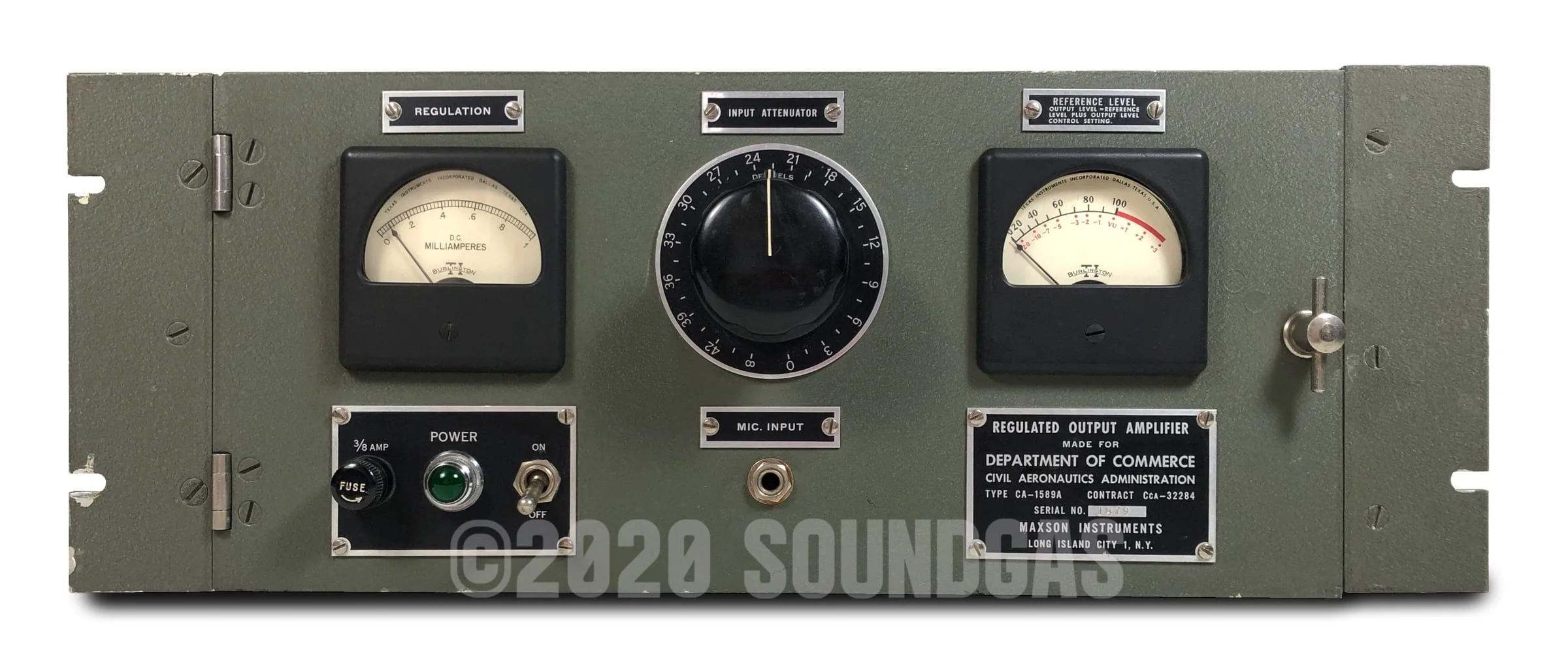 Maxson / Dept. of Commerce CA-1589A Valve Compressor - Image 2