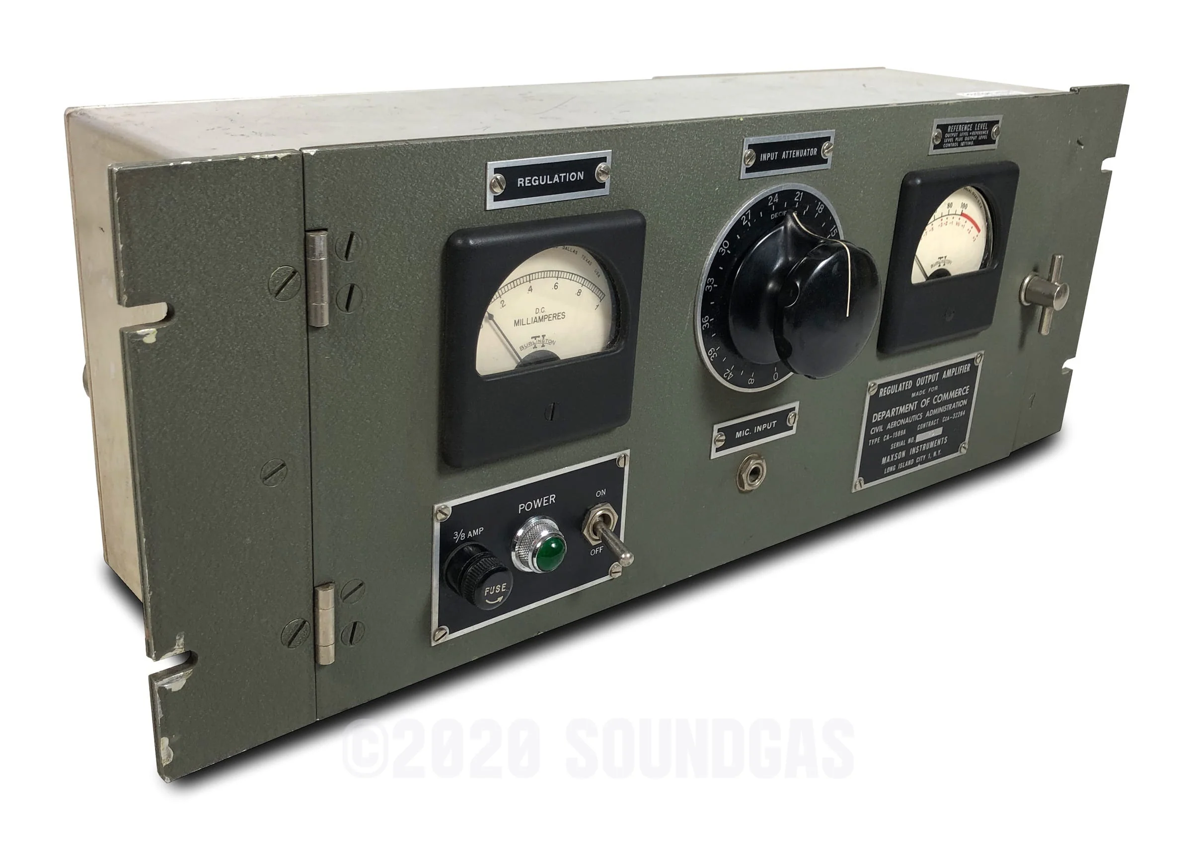 Maxson / Dept. of Commerce CA-1589A Valve Compressor - Image 4