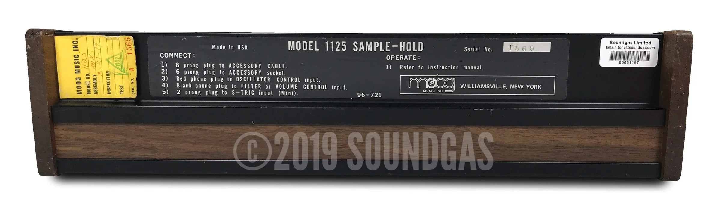 Moog Sample-Hold Controller Model 1125 - Image 8