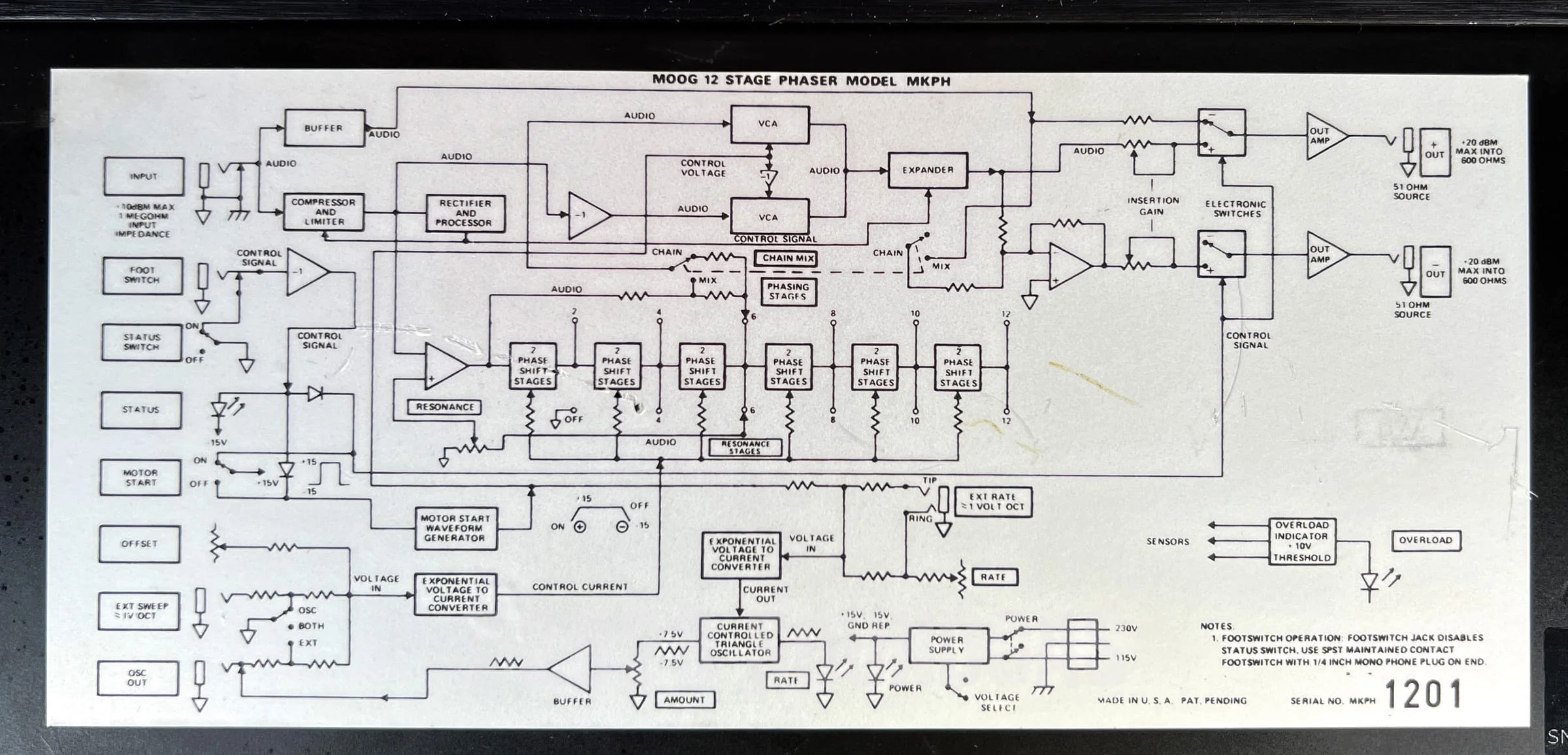 Moog 12 Stage Phaser MKPH - Image 6