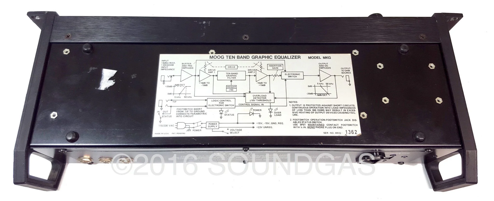 MOOG GRAPHIC EQUALIZER MKG - Image 8