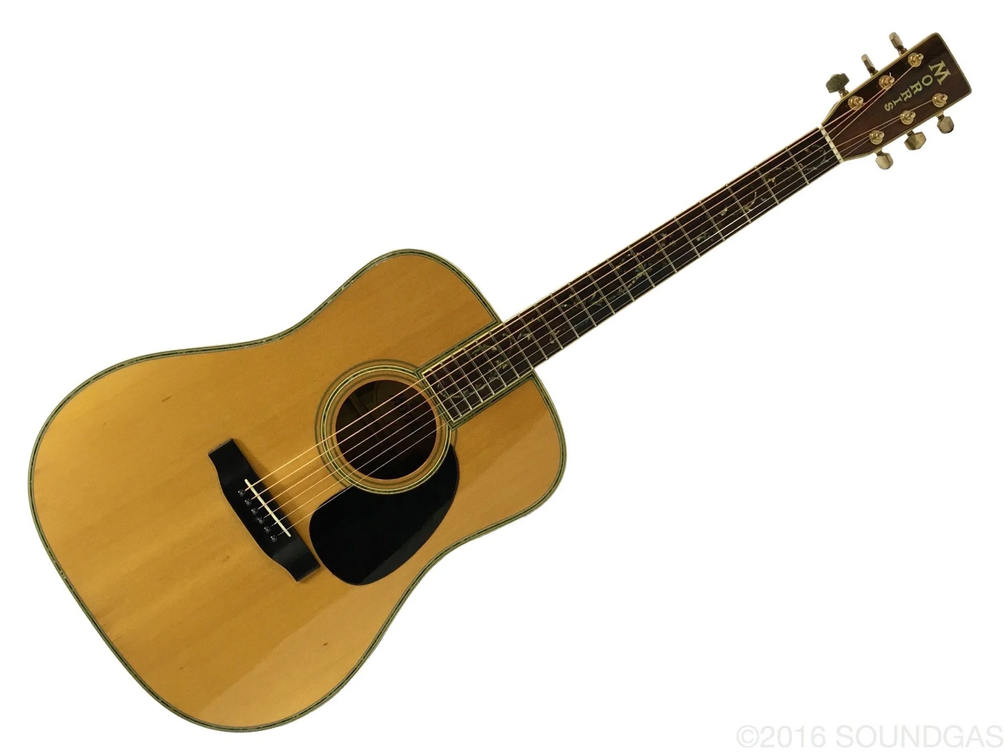 Morris W65M 'Tree Of Life' Acoustic Guitar