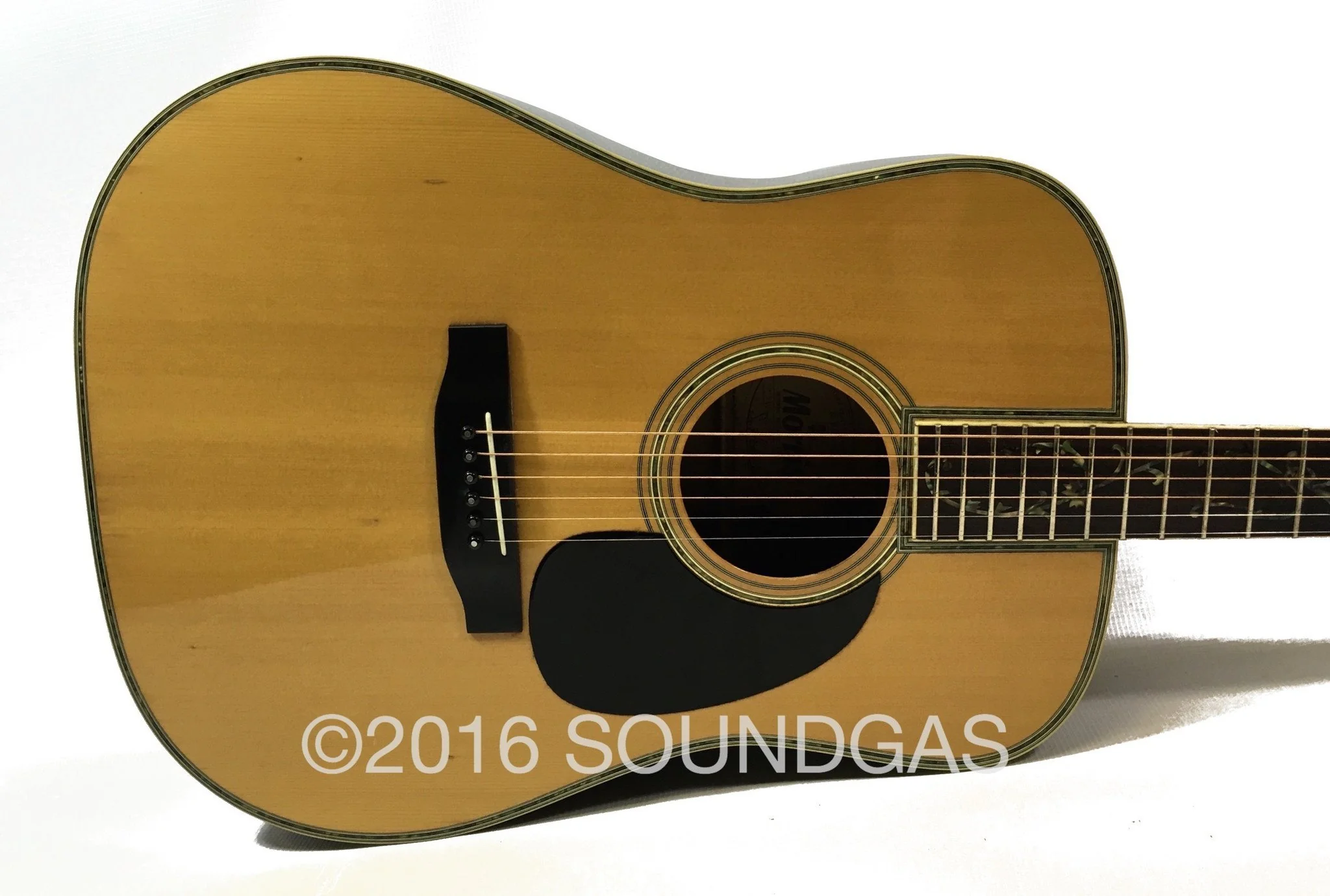 Morris W65M 'Tree Of Life' Acoustic Guitar - Image 3