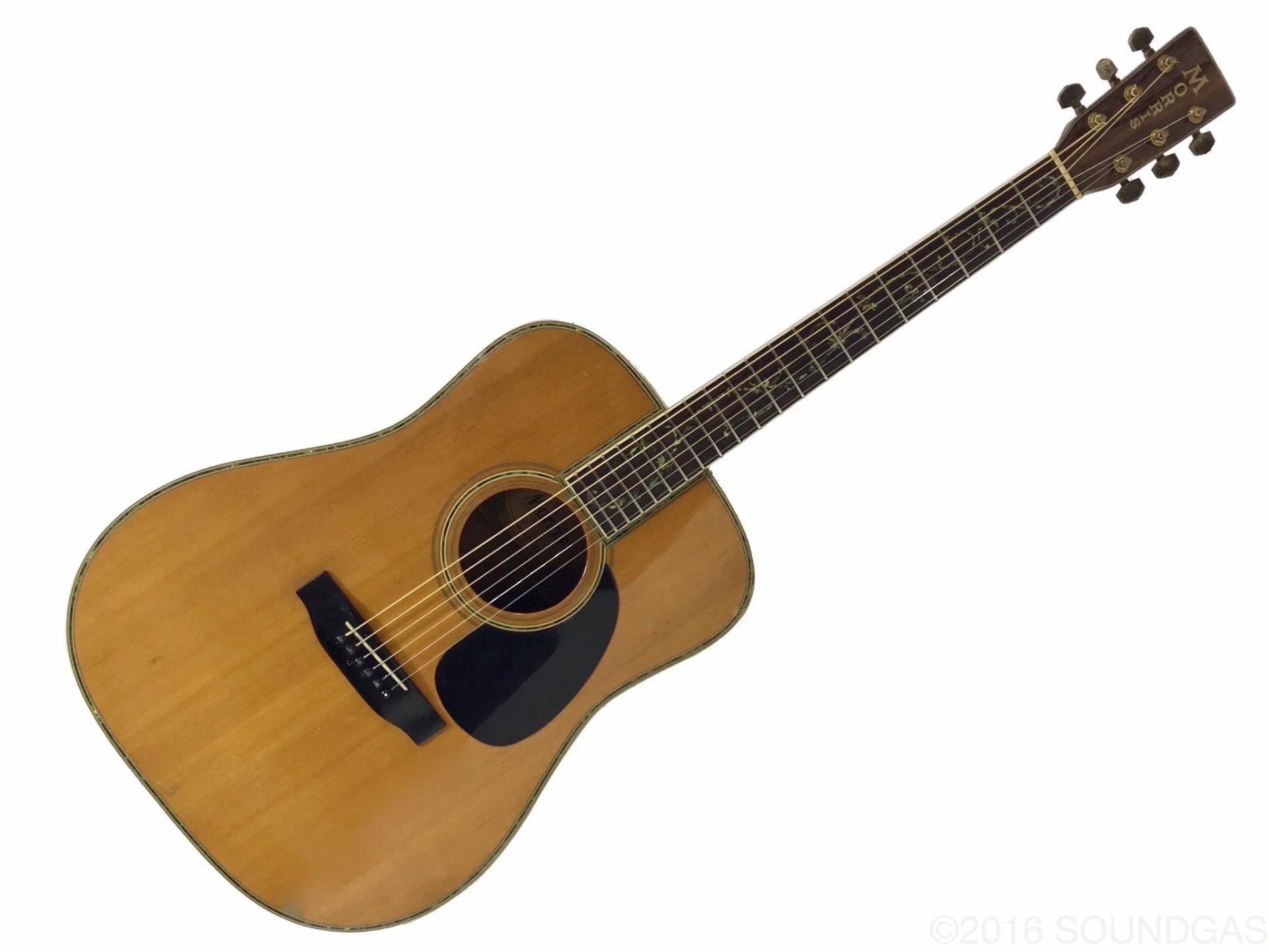 Morris W65M 'Tree Of Life' Acoustic Guitar