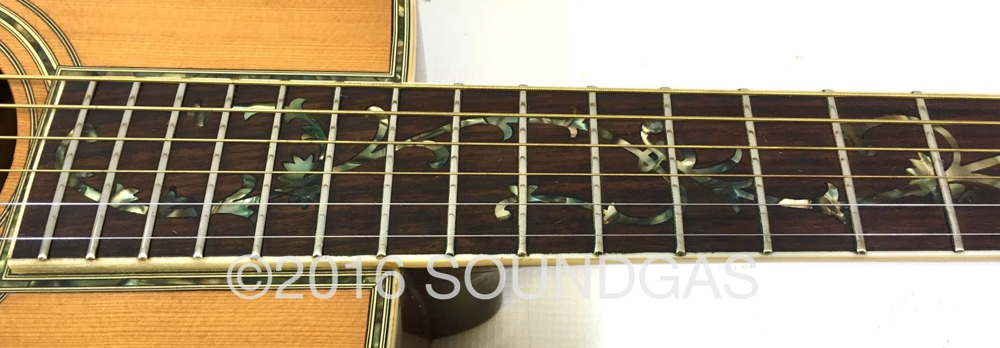 Morris W65M 'Tree Of Life' Acoustic Guitar - Image 13