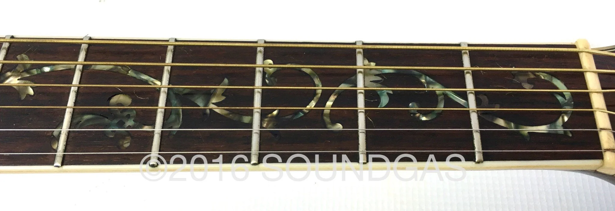 Morris W65M 'Tree Of Life' Acoustic Guitar - Image 14