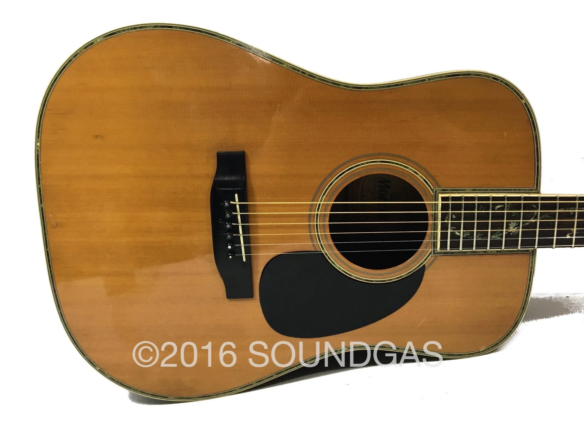 Morris W65M 'Tree Of Life' Acoustic Guitar - Image 3