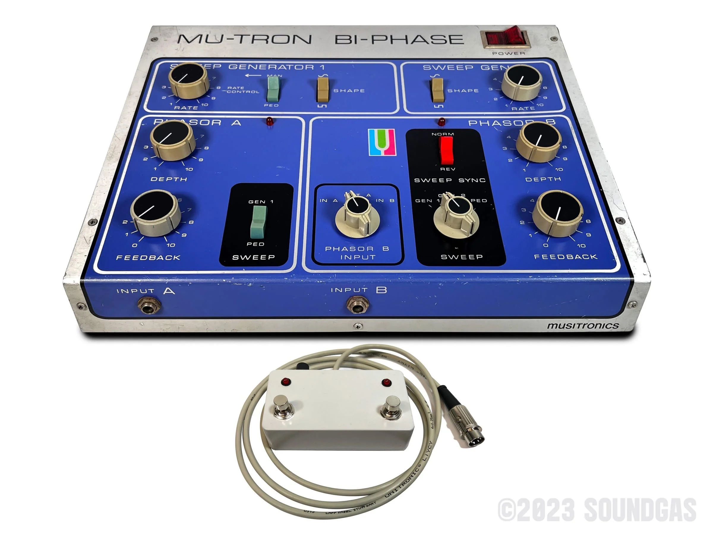 Musitronics Mu-Tron Bi-Phase + Custom Controller