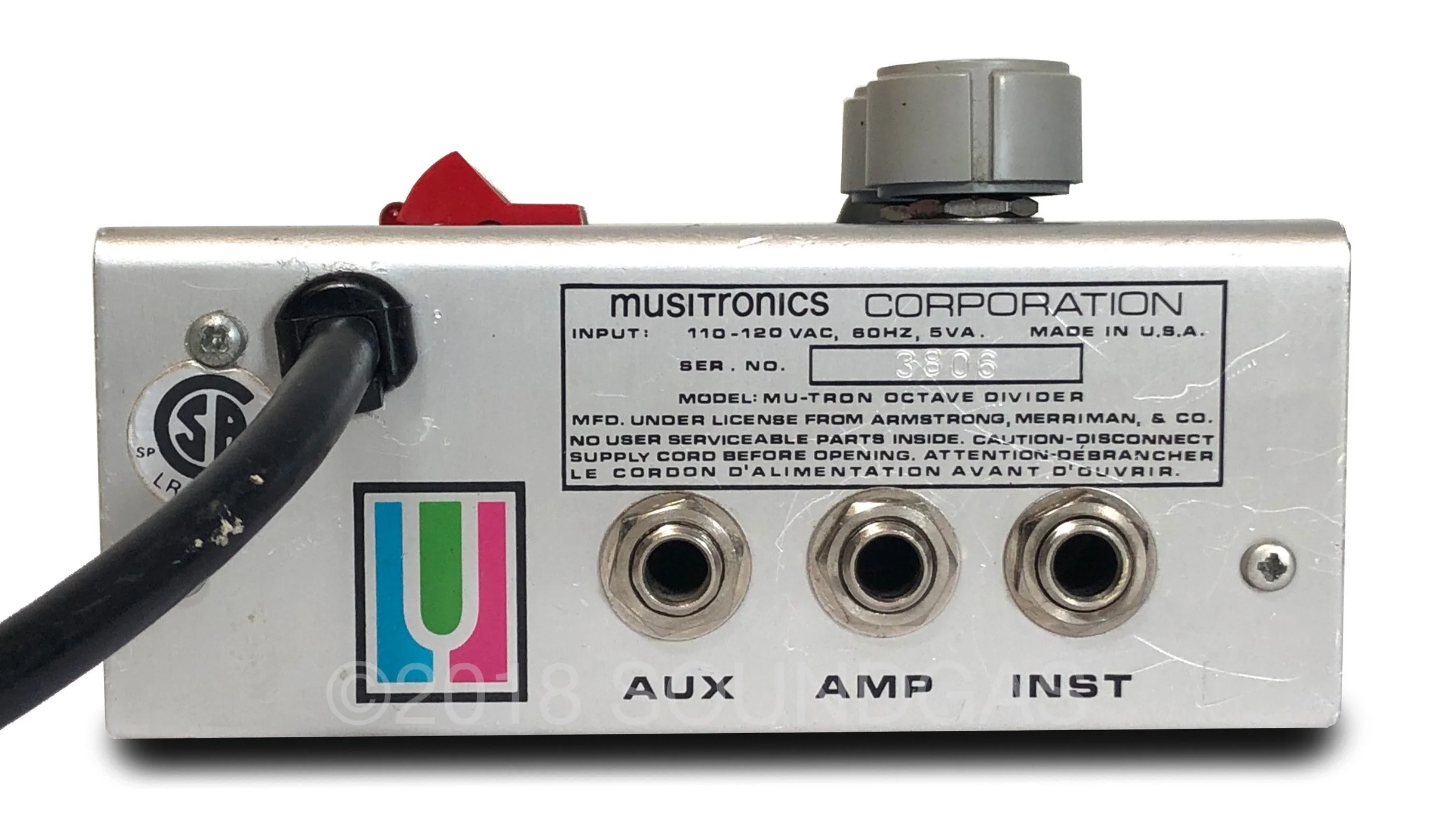 Musitronics Mu-Tron Octave Divider - Image 5