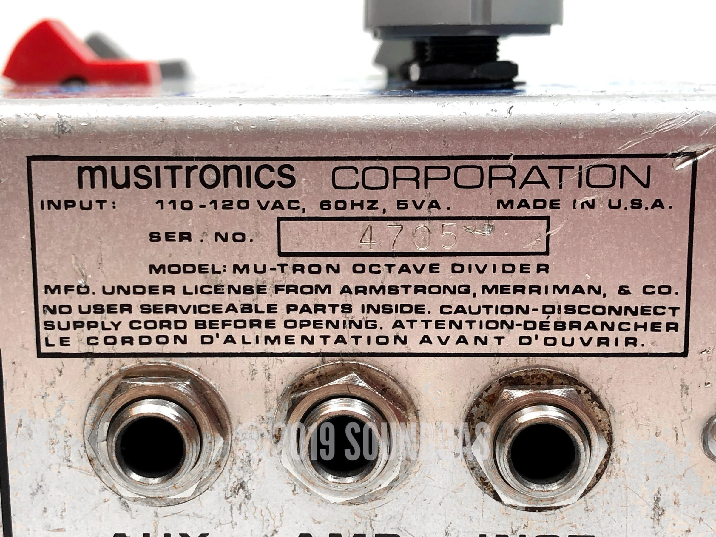 Musitronics Mu-Tron Octave Divider - Image 6
