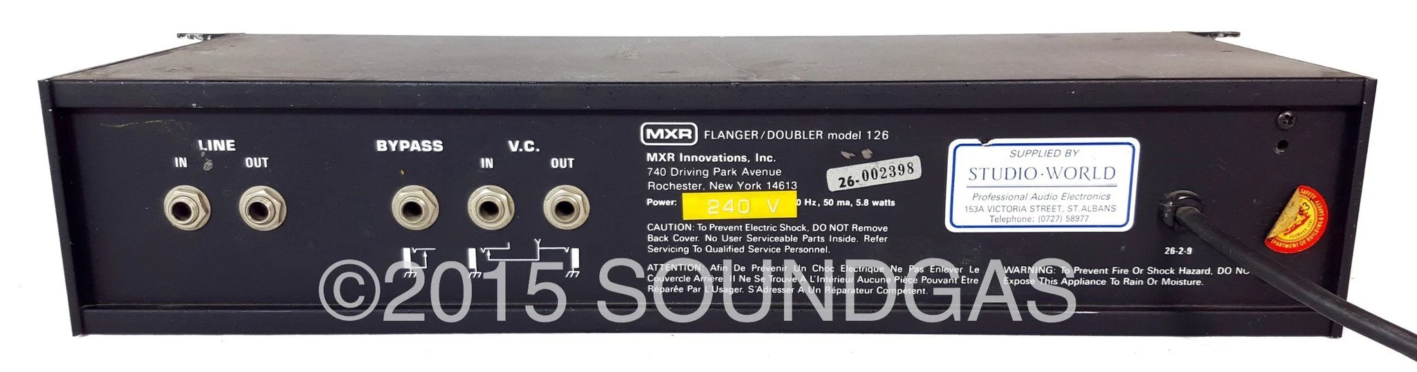 MXR Flanger/Doubler 126 - Image 5
