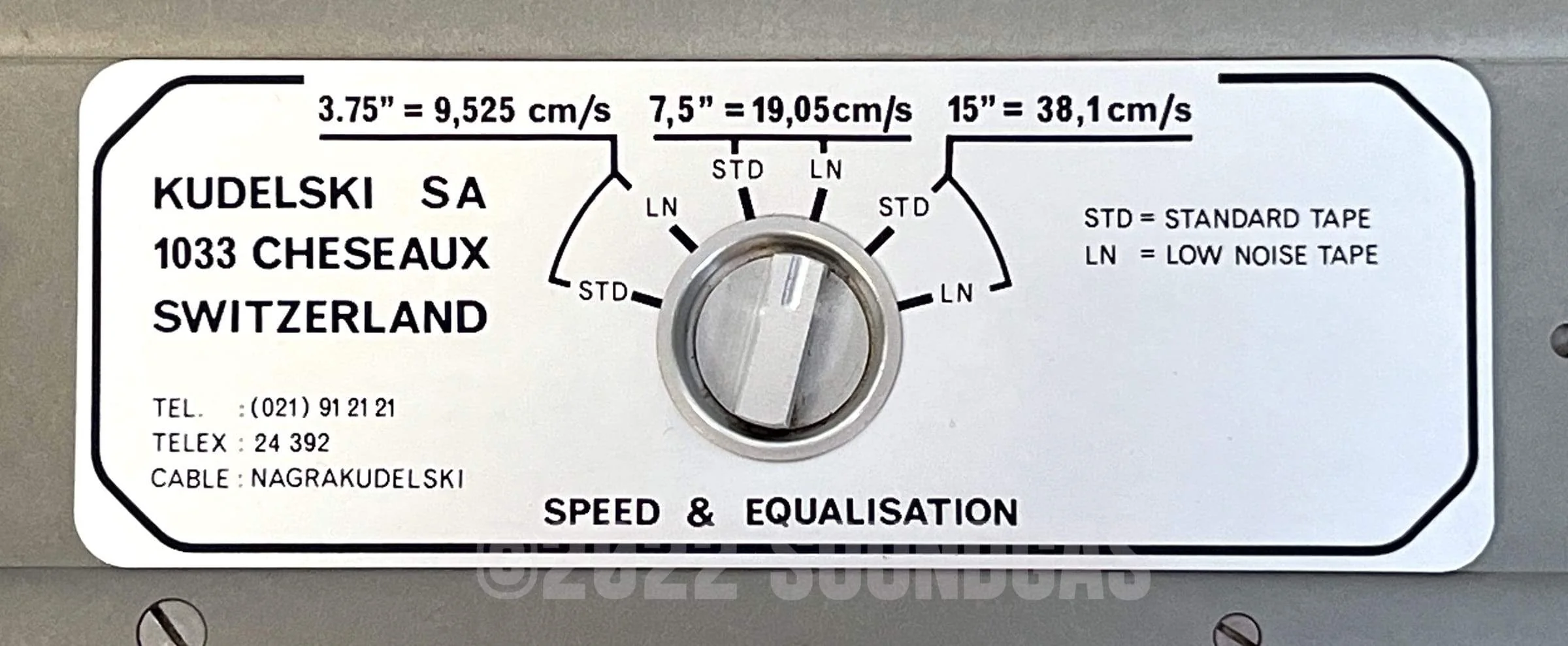 Nagra 4.2 1/4" Recorder - Image 9