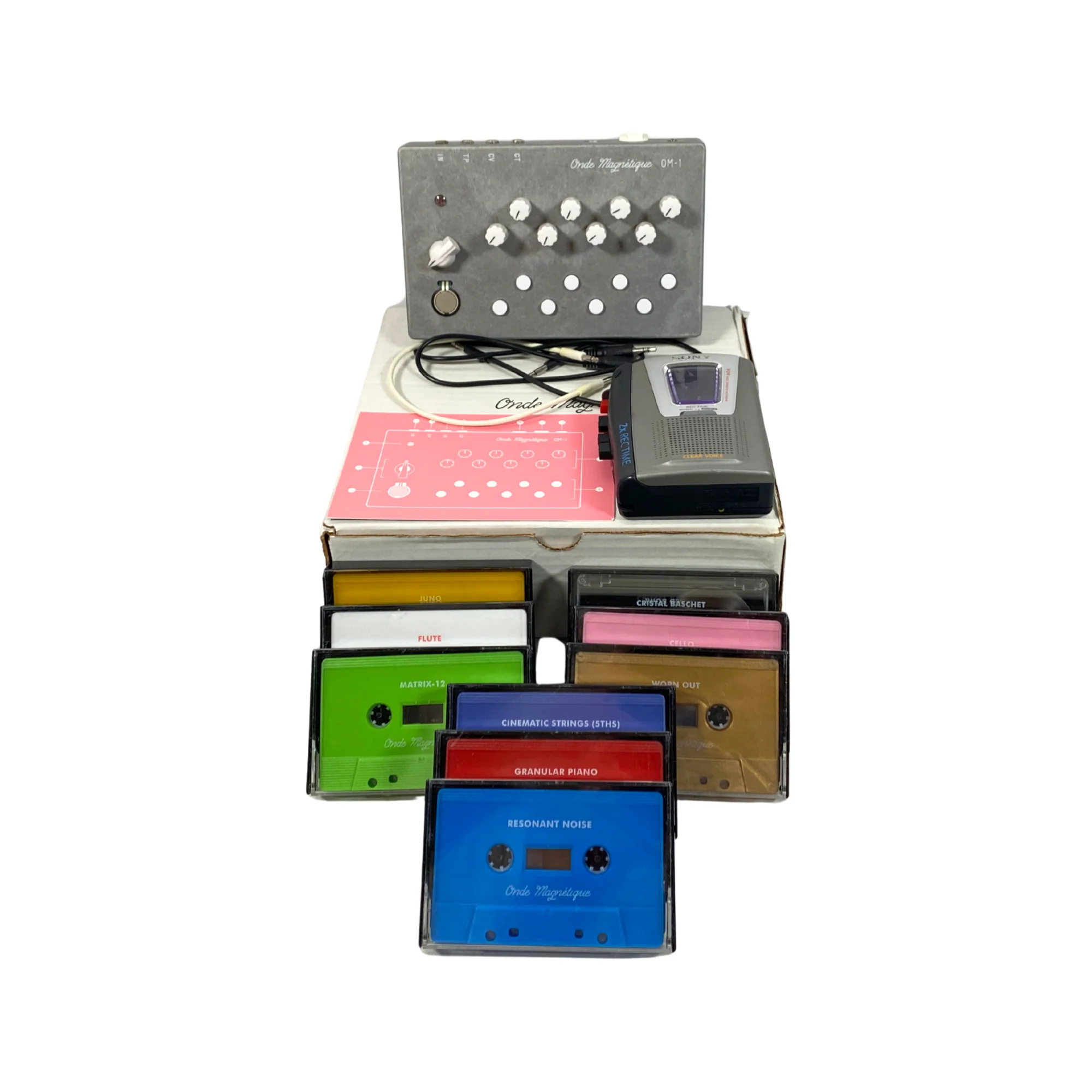 Onde Magnétique OM-1 Cassette Synth with Tapes & Pitch Ribbon - SN 1398