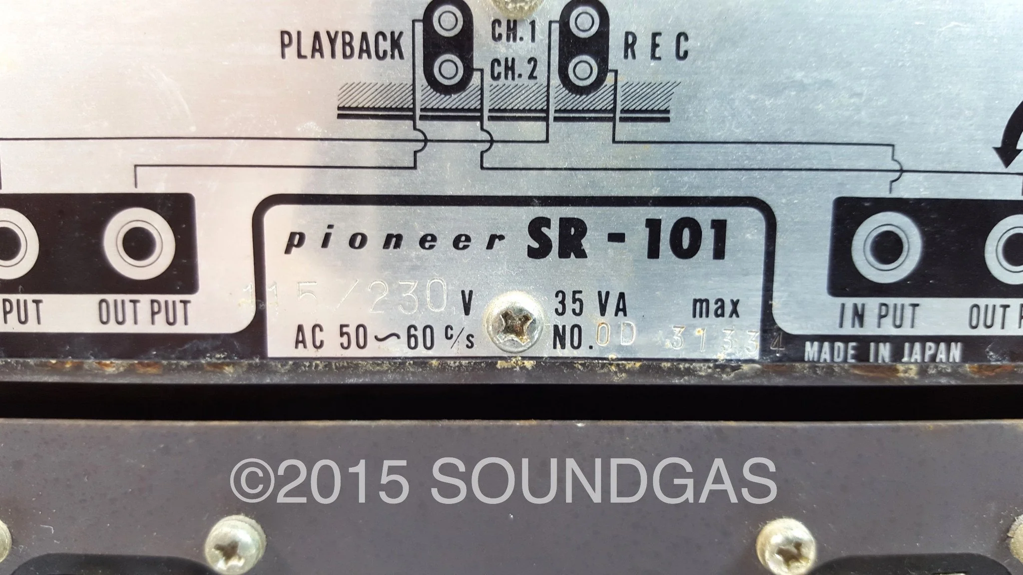PIONEER SR-101 valve spring reverb - Image 6