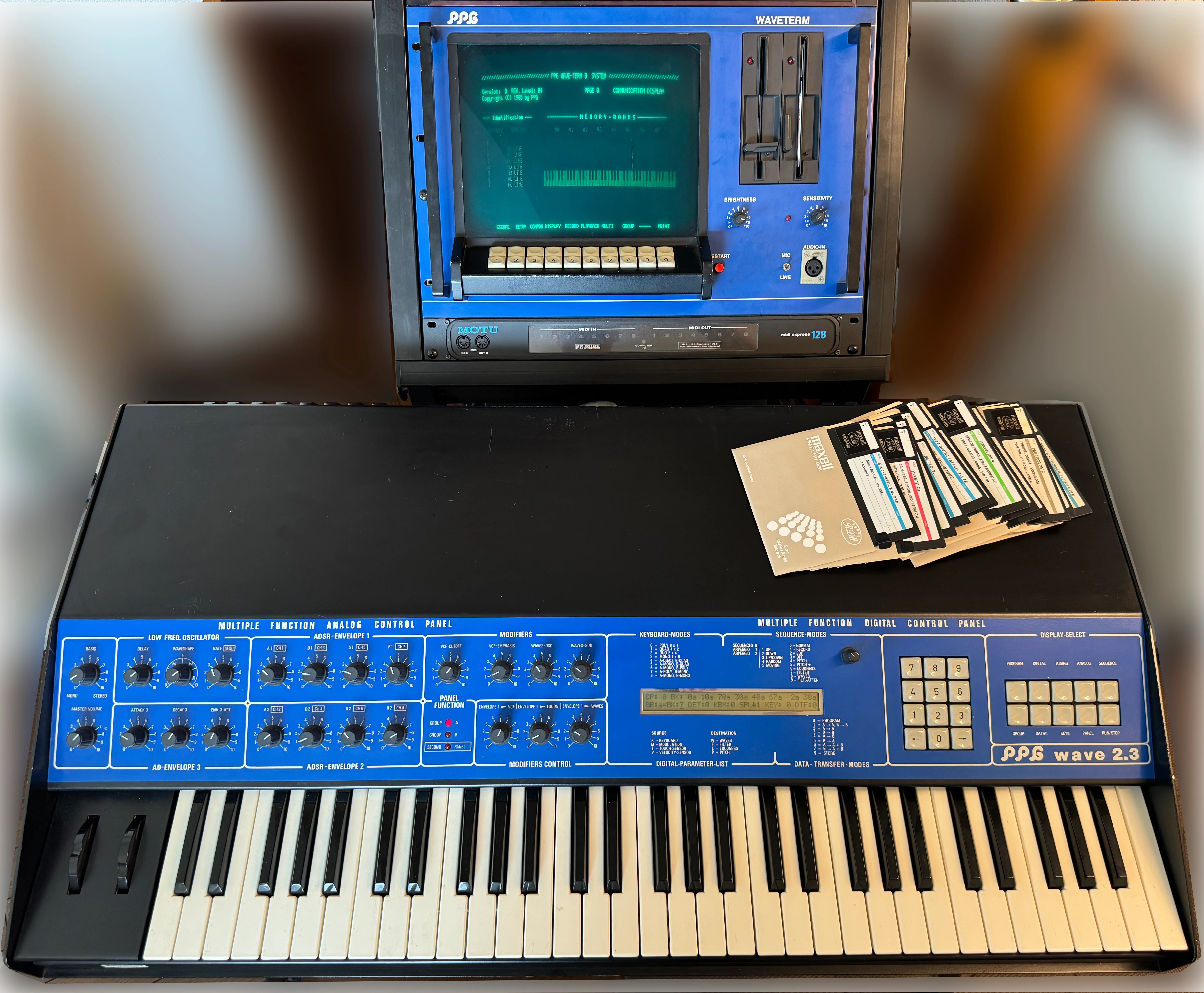 PPG Wave 2.3 Digital Synthesizer with Waveterm B - SN 1442