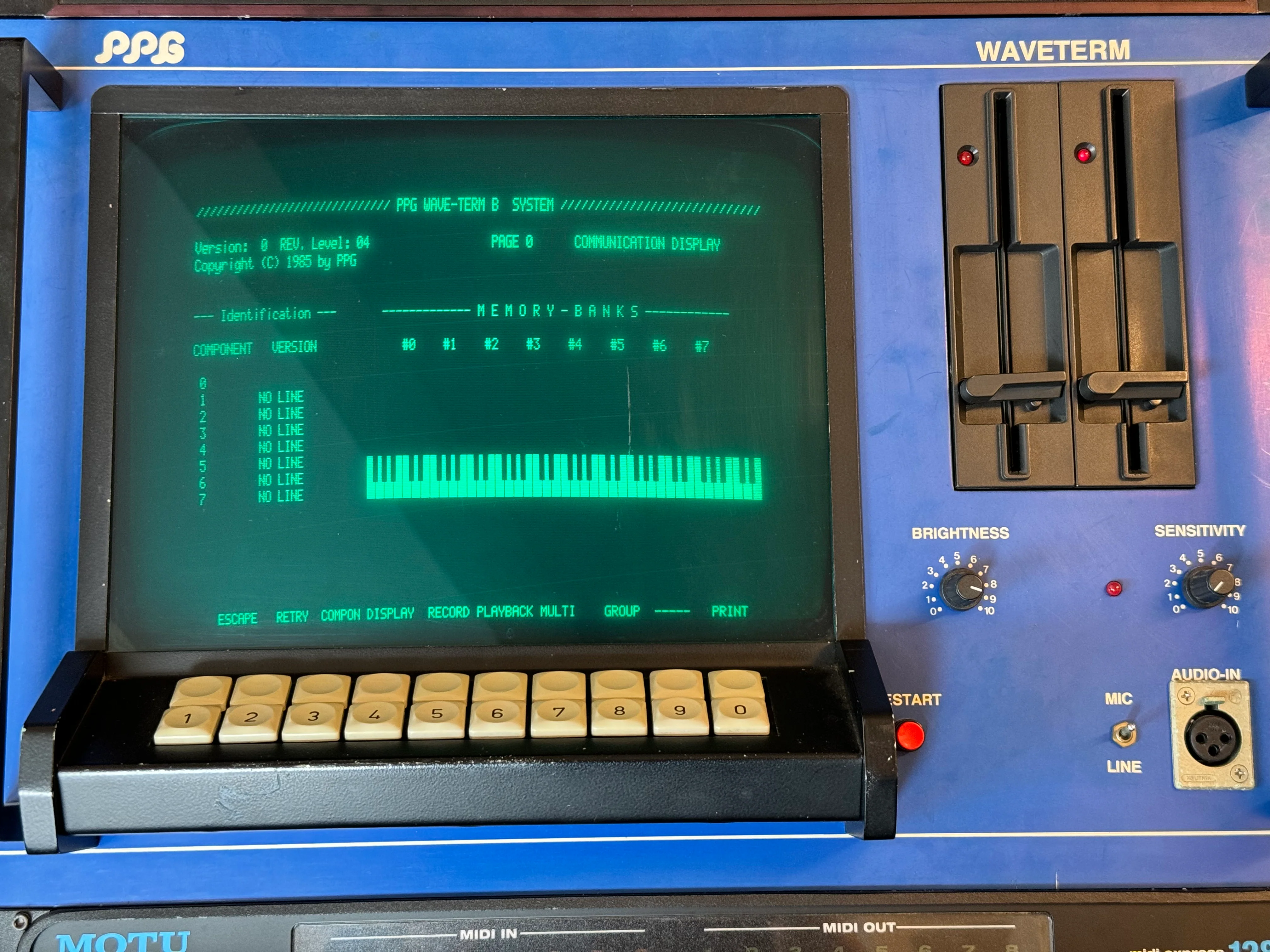 PPG Wave 2.3 Digital Synthesizer with Waveterm B - SN 1442 - Image 4