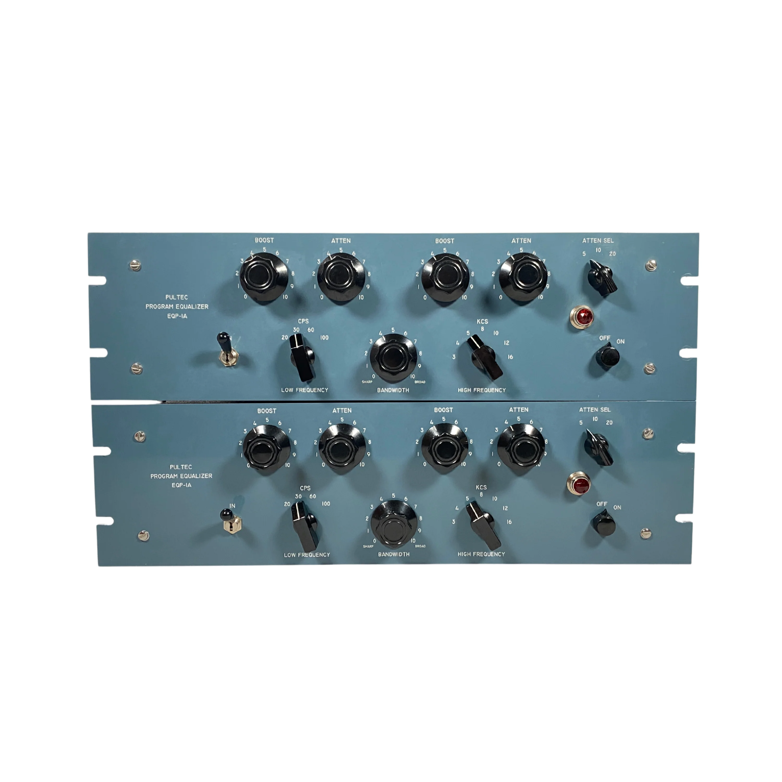 Pulse Techniques Pultec EQP-1A Tube Equalisers Stereo Matched Pair