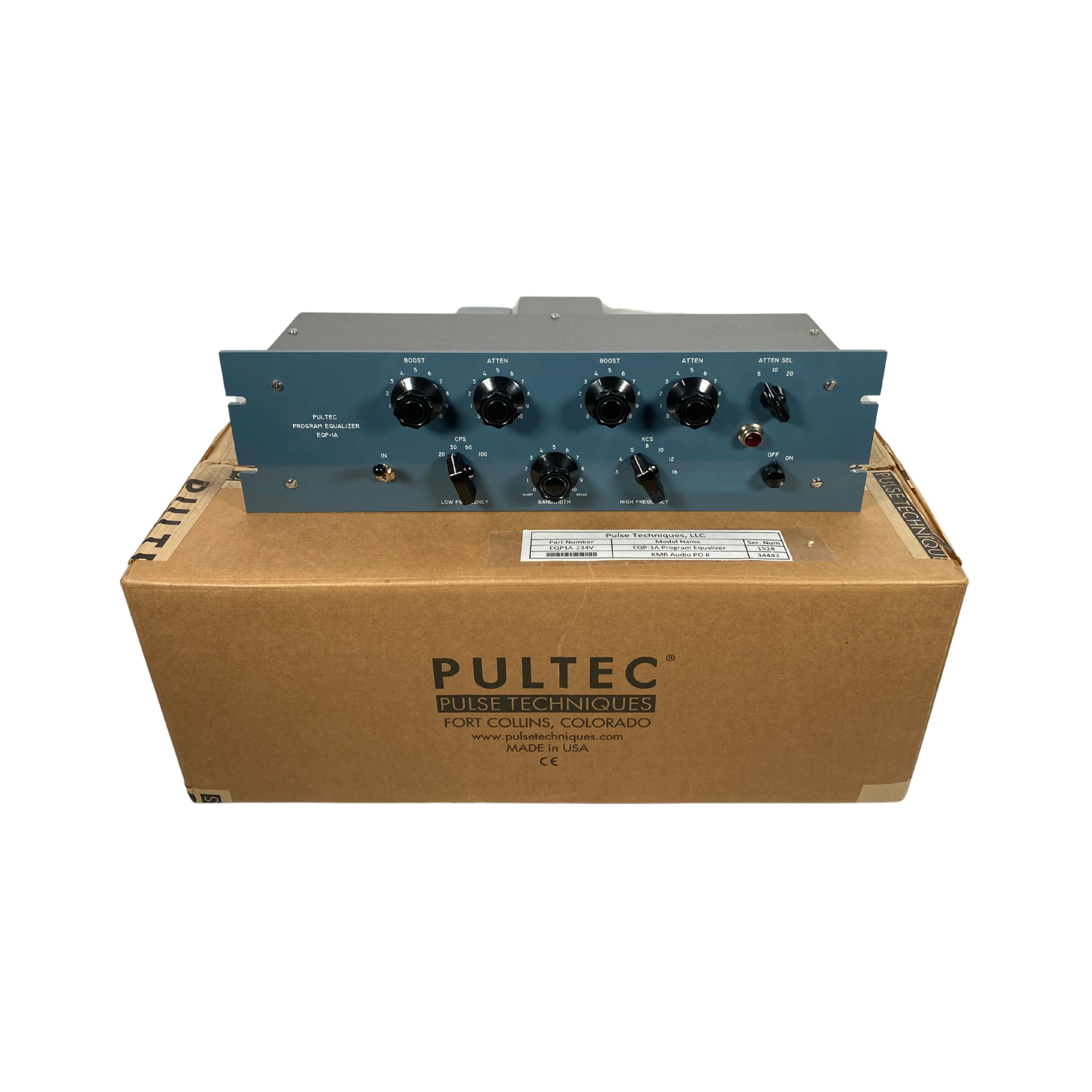 Pulse Techniques Pultec EQP-1A Tube Equalisers Stereo Matched Pair - Image 2