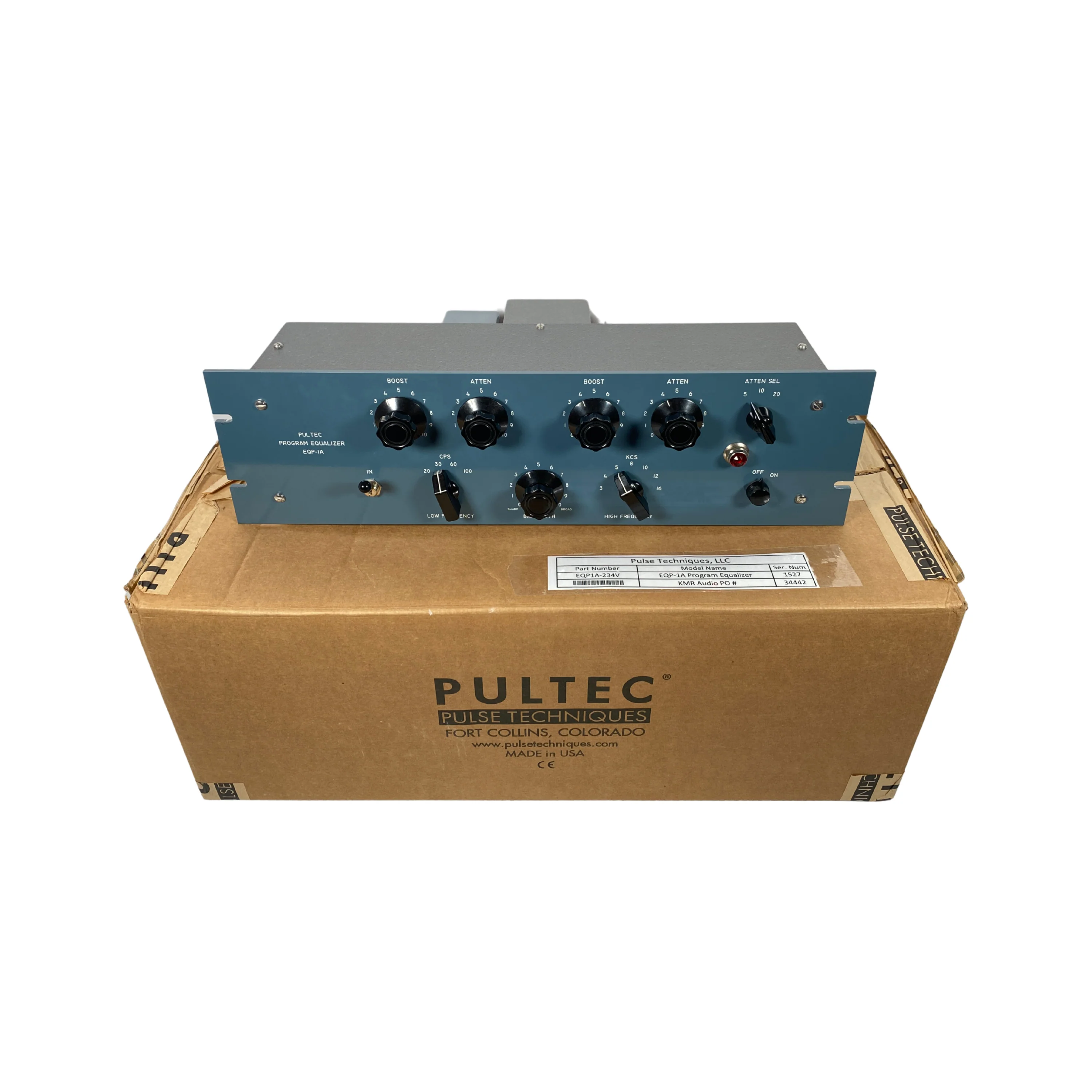 Pulse Techniques Pultec EQP-1A Tube Equalisers Stereo Matched Pair - Image 3
