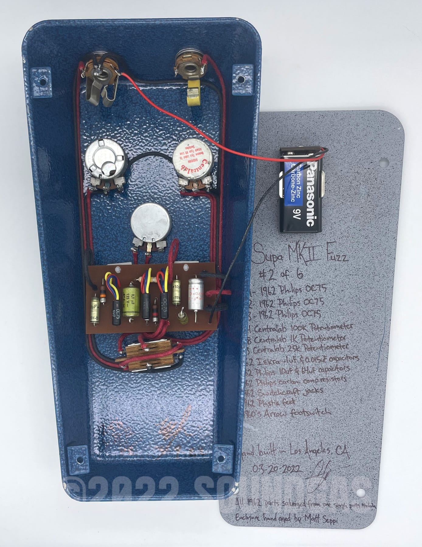 R2R Electric Aged Supa MKII Fuzz 1962 Norelco - Image 10