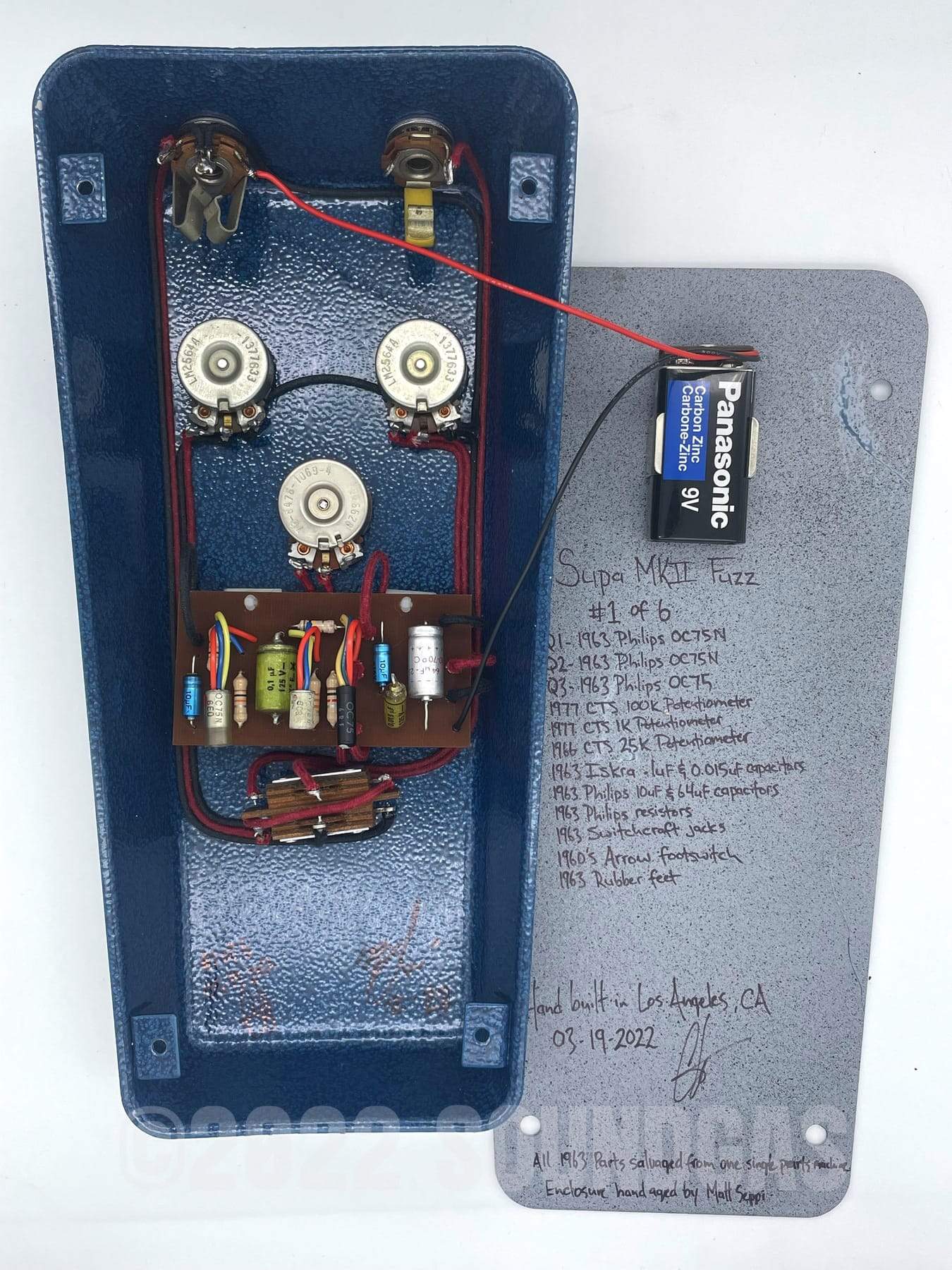 R2R Electric Aged Supa MKII Fuzz 1963 Norelco - Image 8