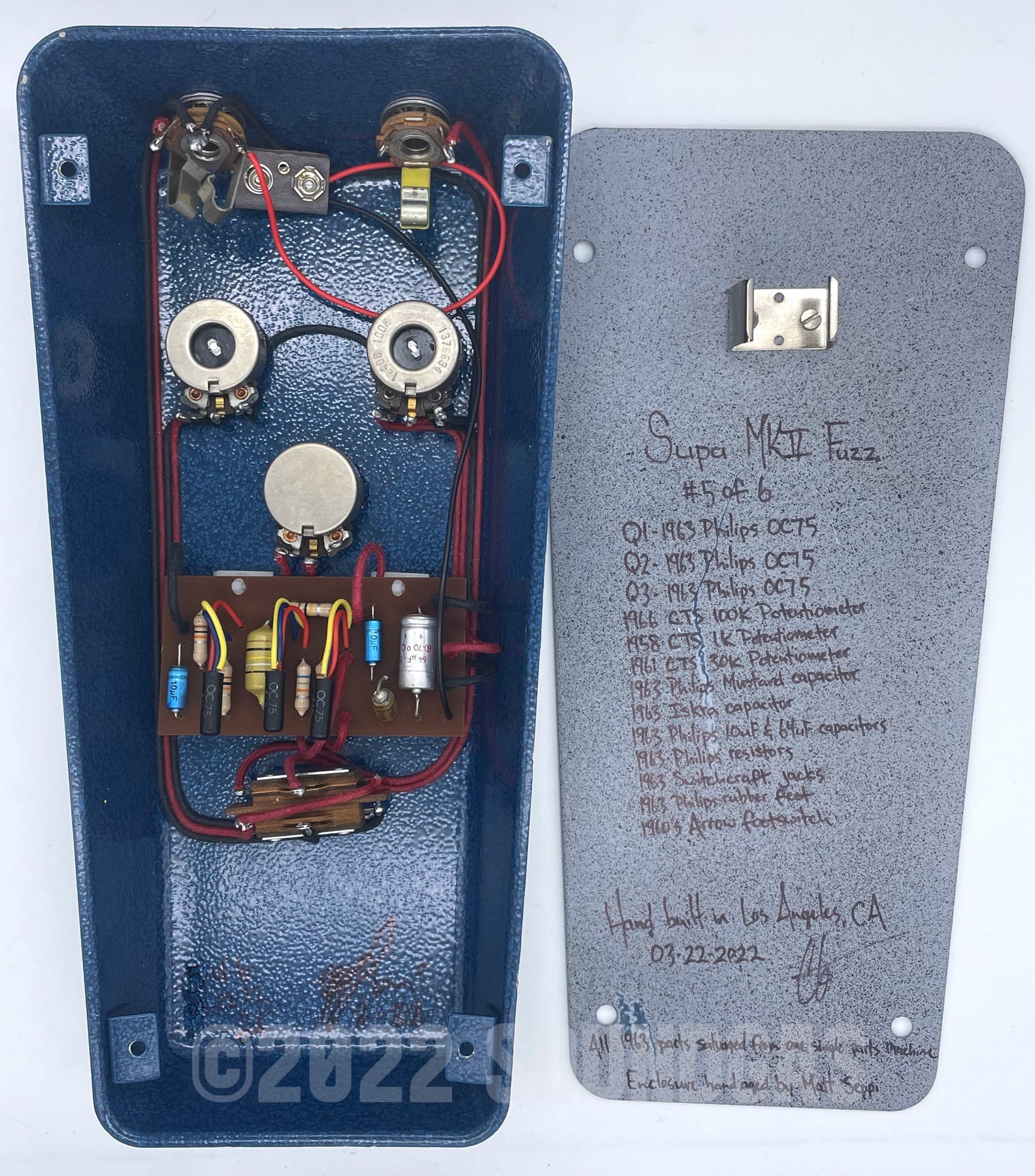 R2R Electric Aged Supa MKII Fuzz 1963 Philips - Image 9