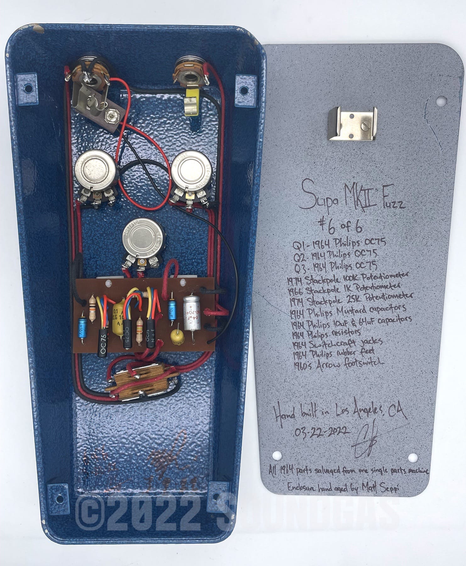 R2R Electric Aged Supa MKII Fuzz Jenny 1964 Philips - Image 11
