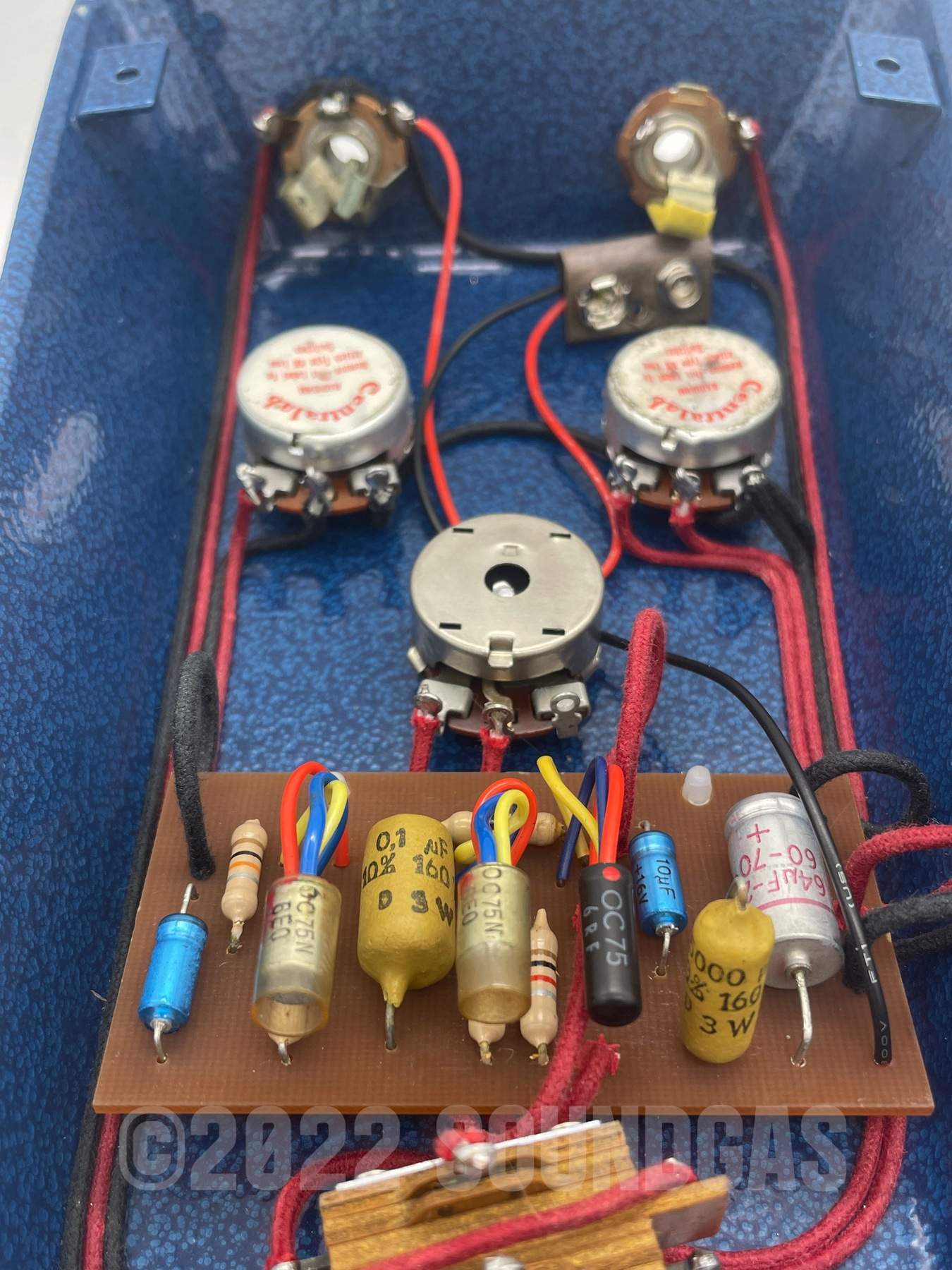 R2R Electric Aged Supa MKII Fuzz Rupert 1964 Norelco - Image 15