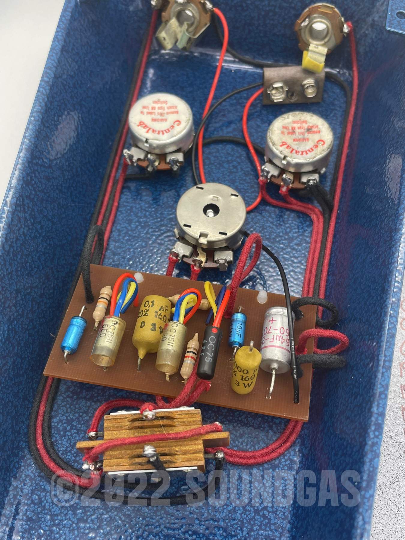 R2R Electric Aged Supa MKII Fuzz Rupert 1964 Norelco - Image 13