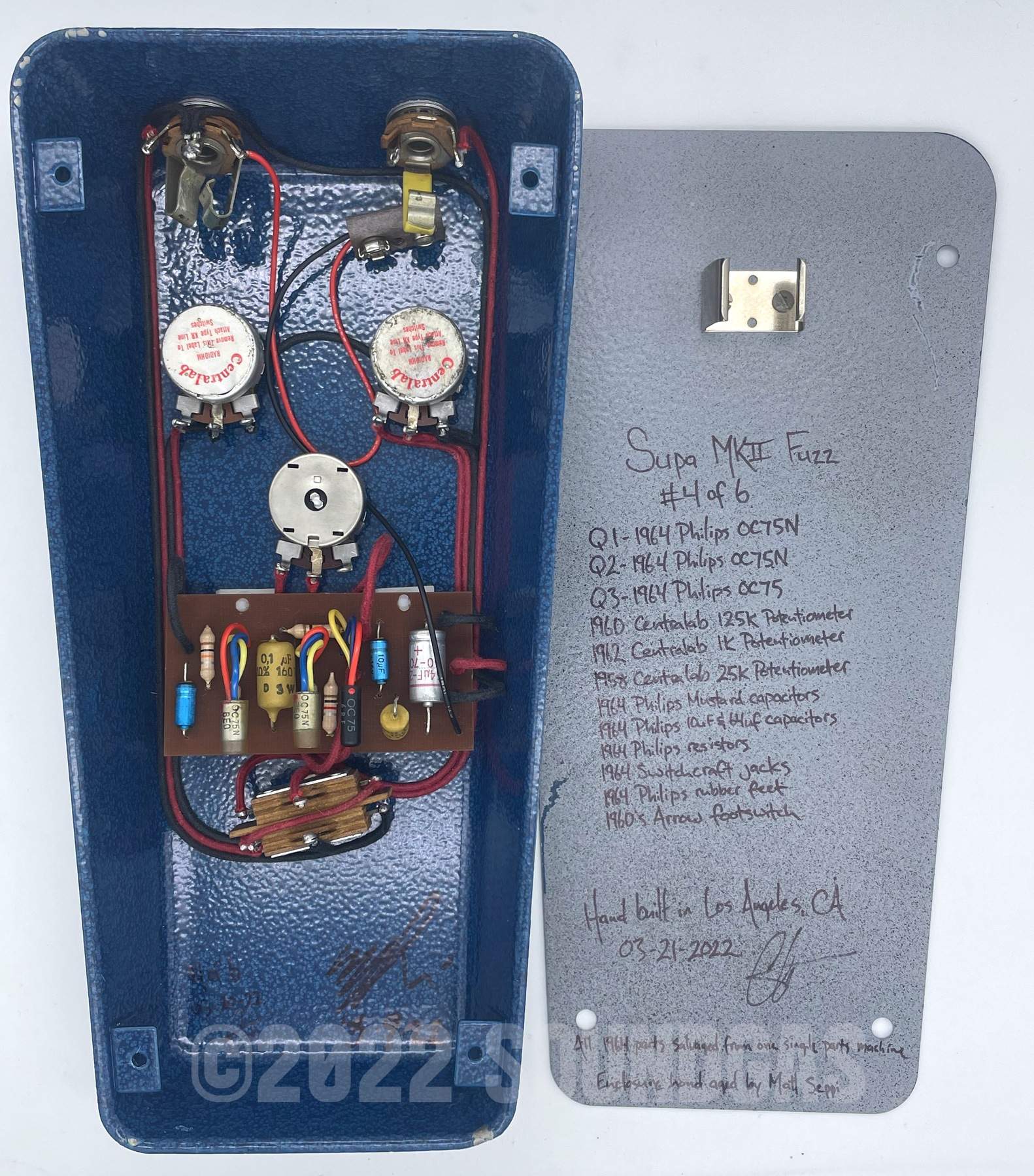 R2R Electric Aged Supa MKII Fuzz Rupert 1964 Norelco - Image 3