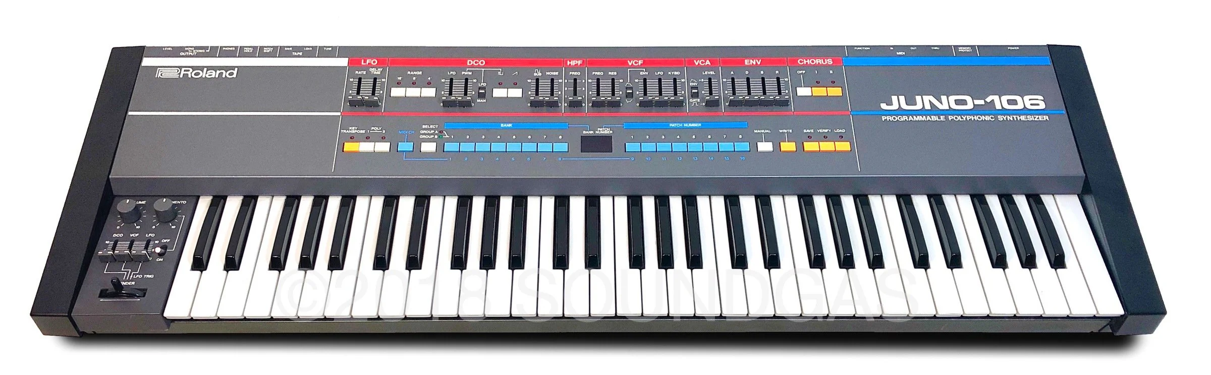 Roland Juno-106 - Near Mint + Hard Case - Image 2