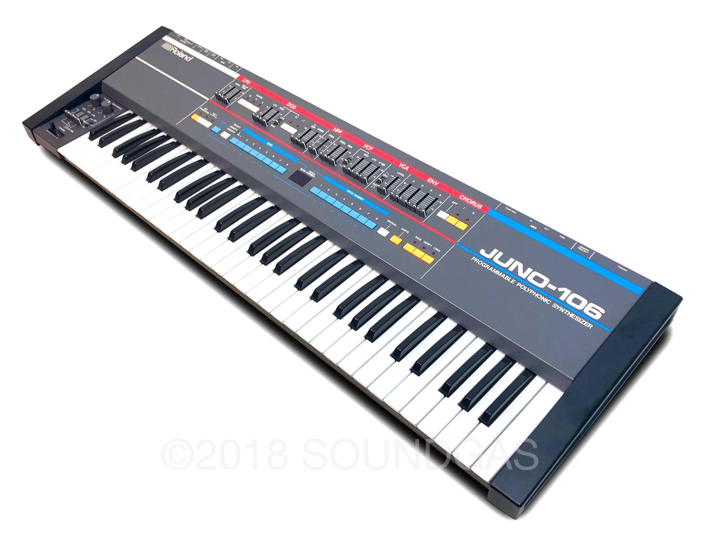 Roland Juno-106 - Near Mint + Hard Case - Image 4
