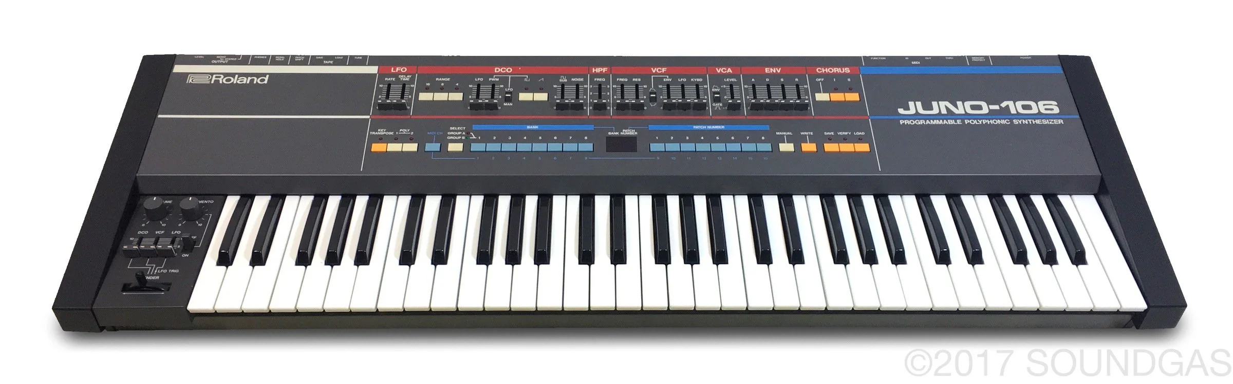 Roland Juno-106 with Original Case - Image 11