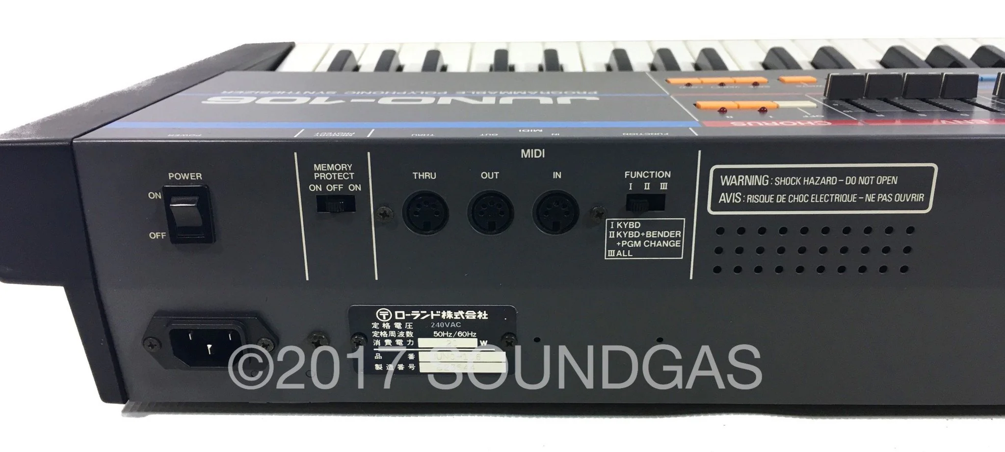 Roland Juno-106 with Original Case - Image 14