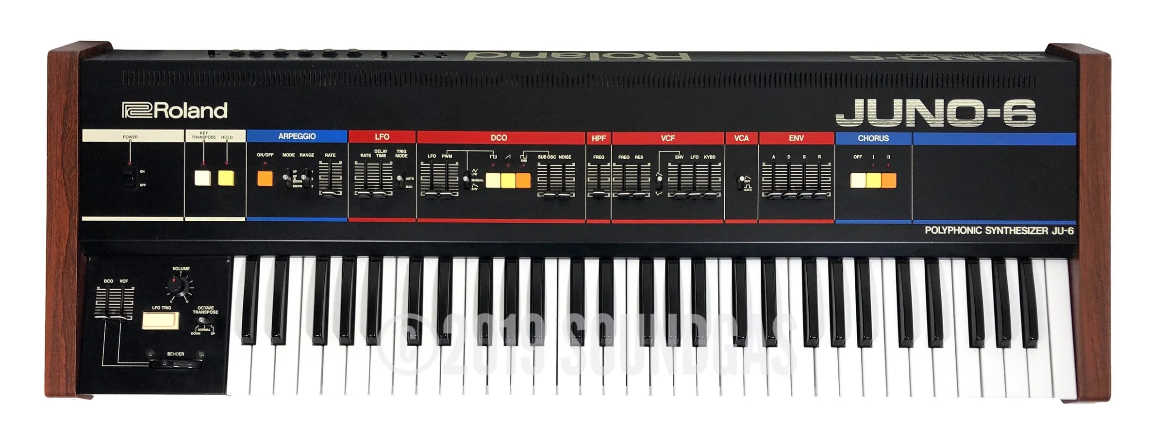 Roland Juno-6 + Tubbutec Midi Kit - Image 2