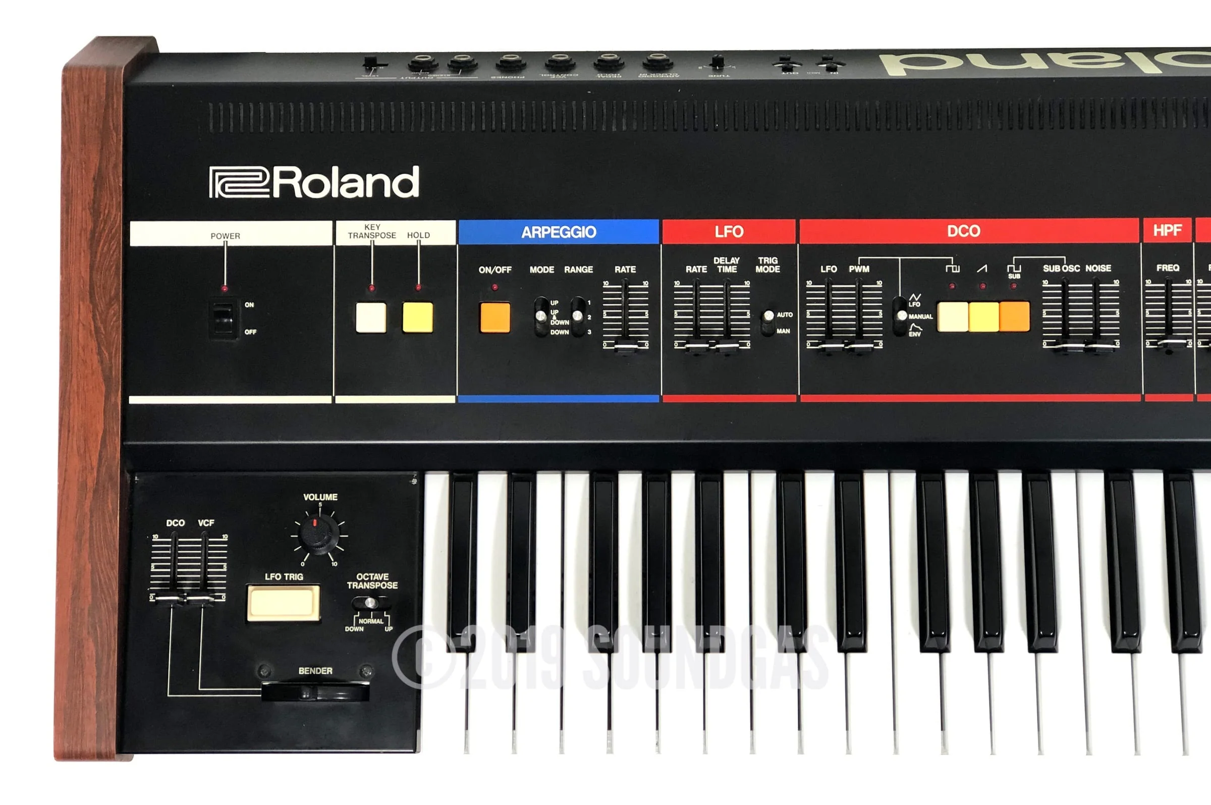 Roland Juno-6 + Tubbutec Midi Kit - Image 3