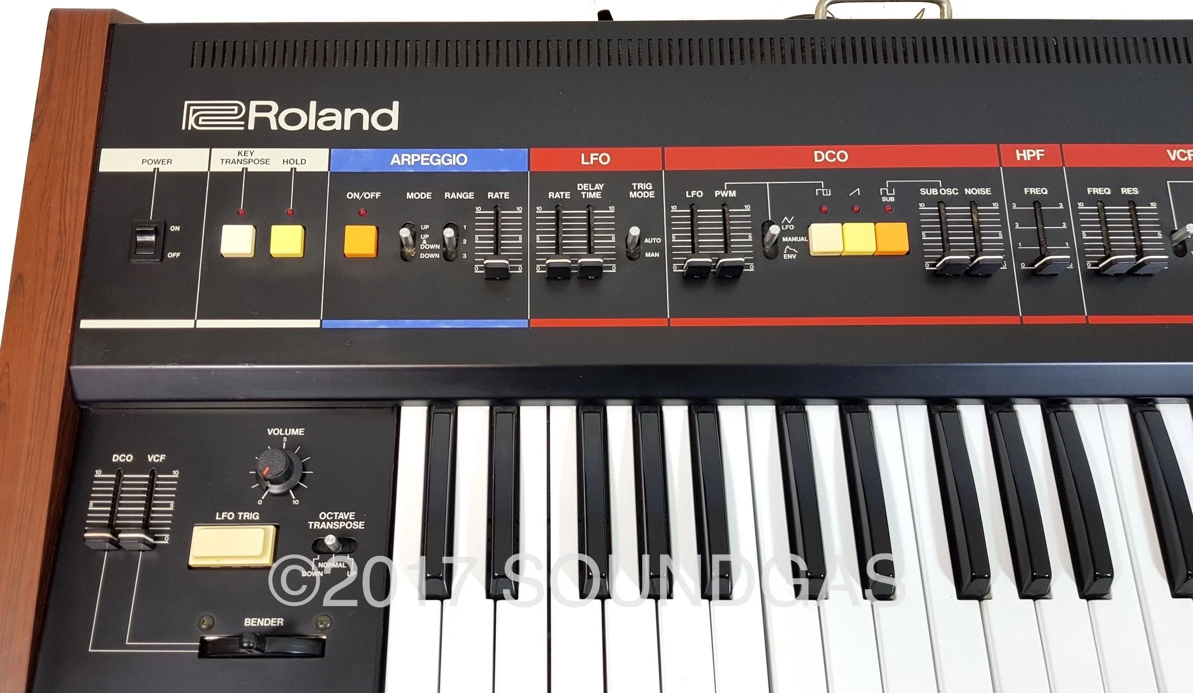 Roland Juno-60 with Original Case - Image 8