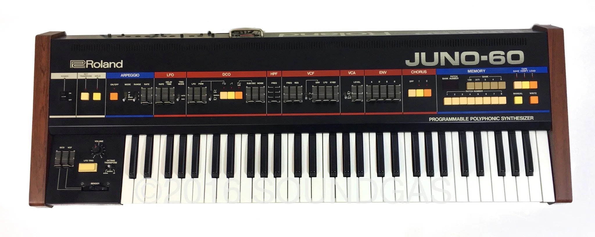 Roland Juno-60 with Original Case - Image 4