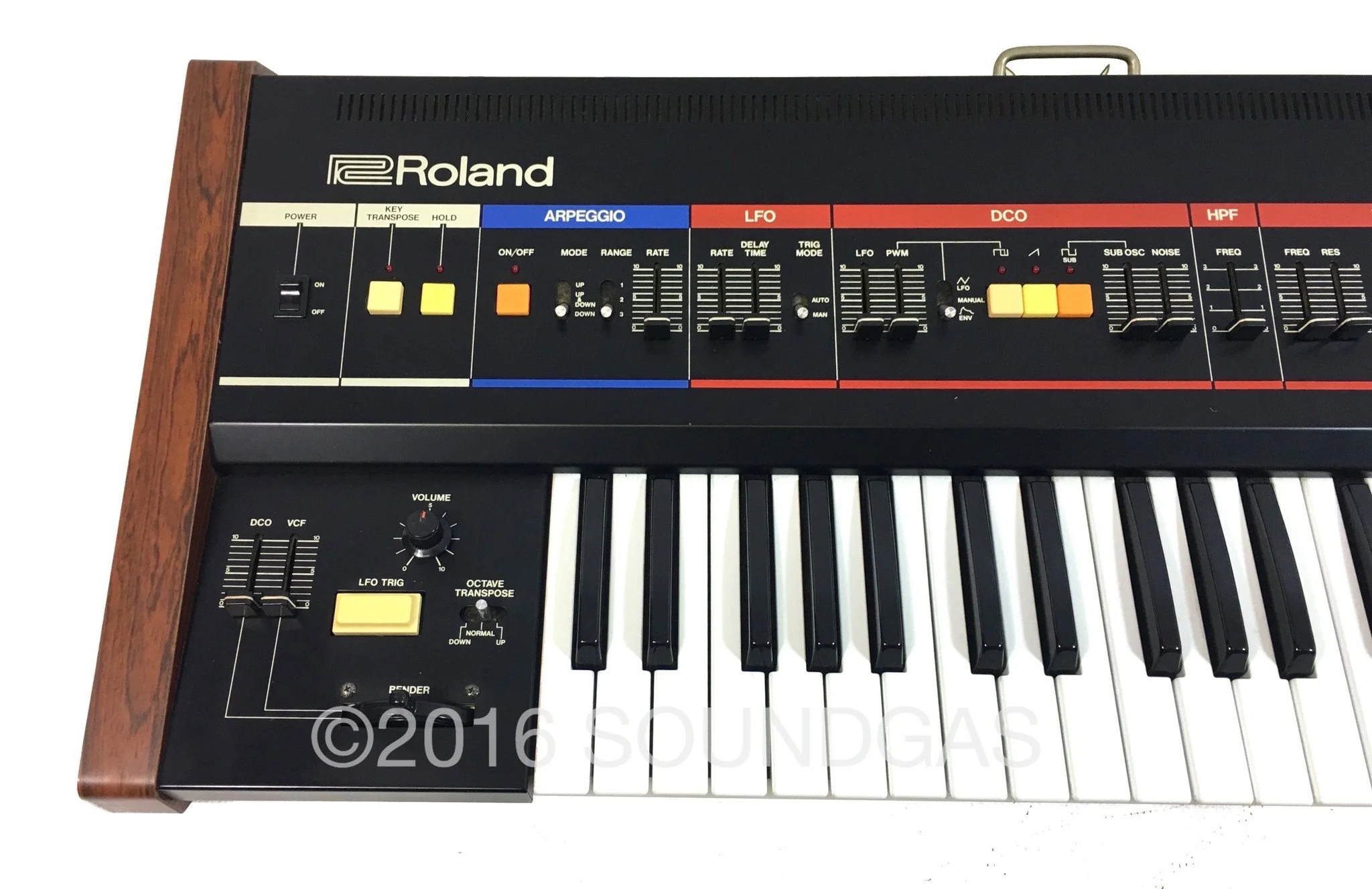 Roland Juno-60 with Original Case - Image 5