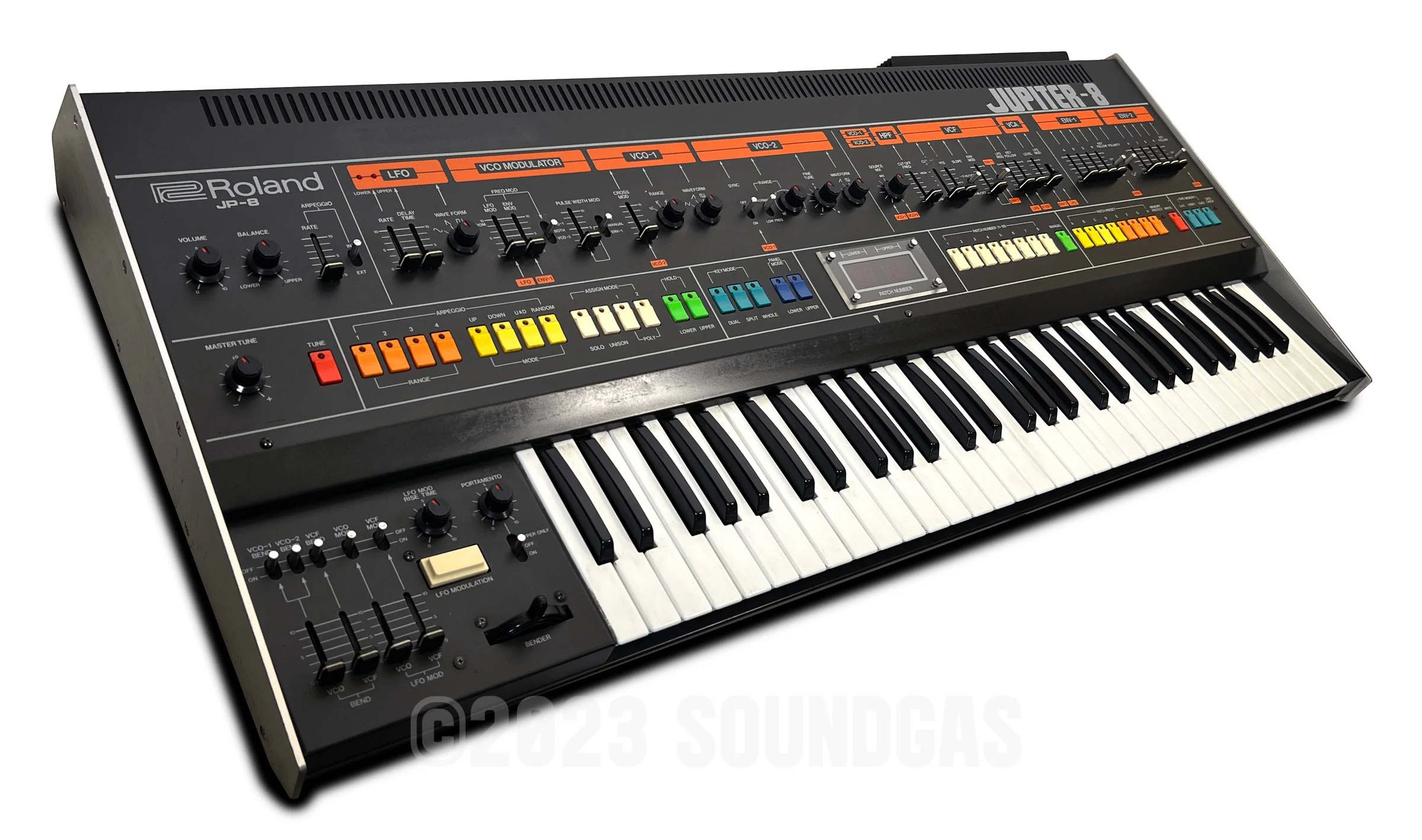 Roland Jupiter-8, Kenton Midi - Image 7
