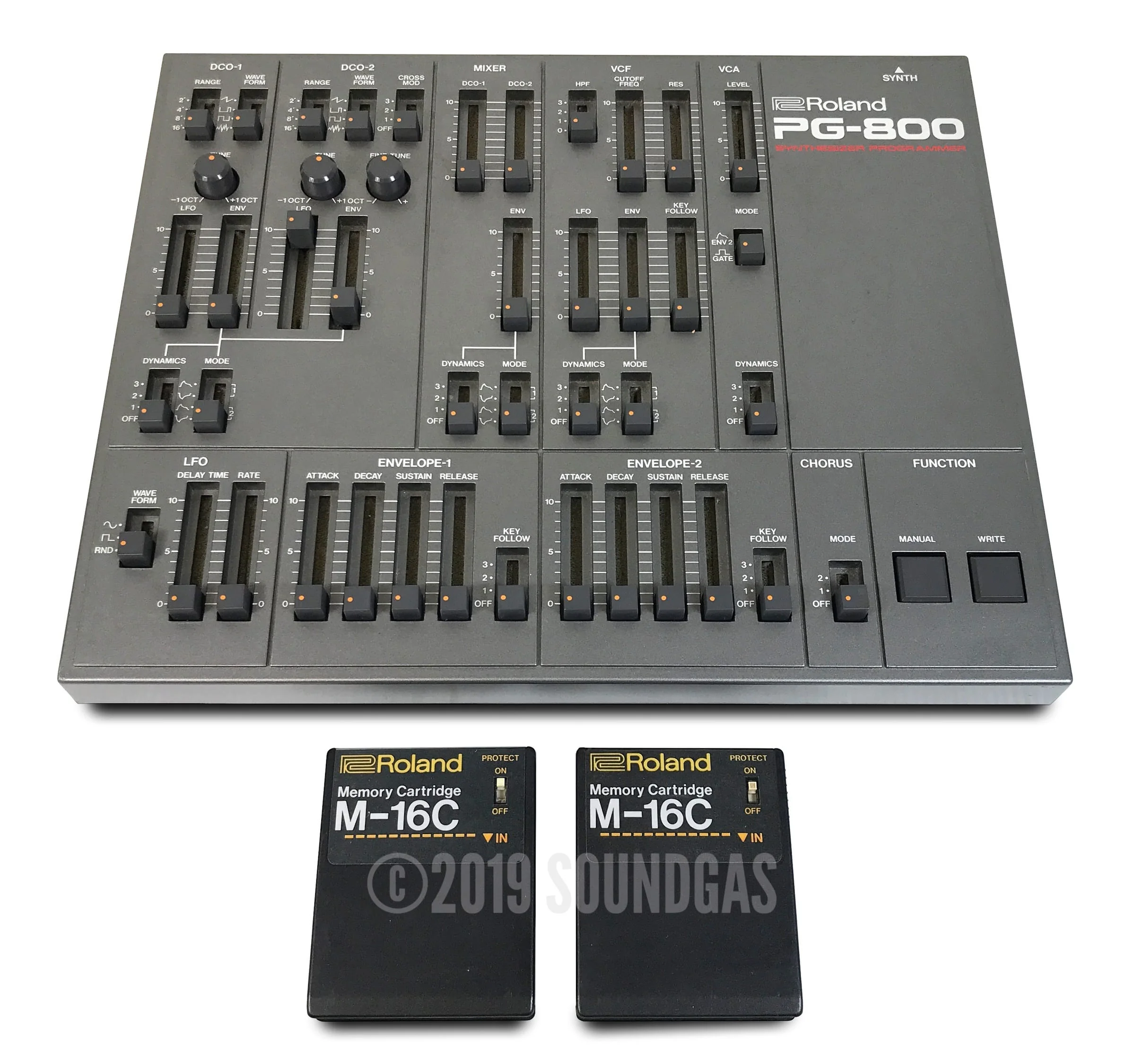 Roland JX-8P &amp; PG-800 Programmer - Image 11
