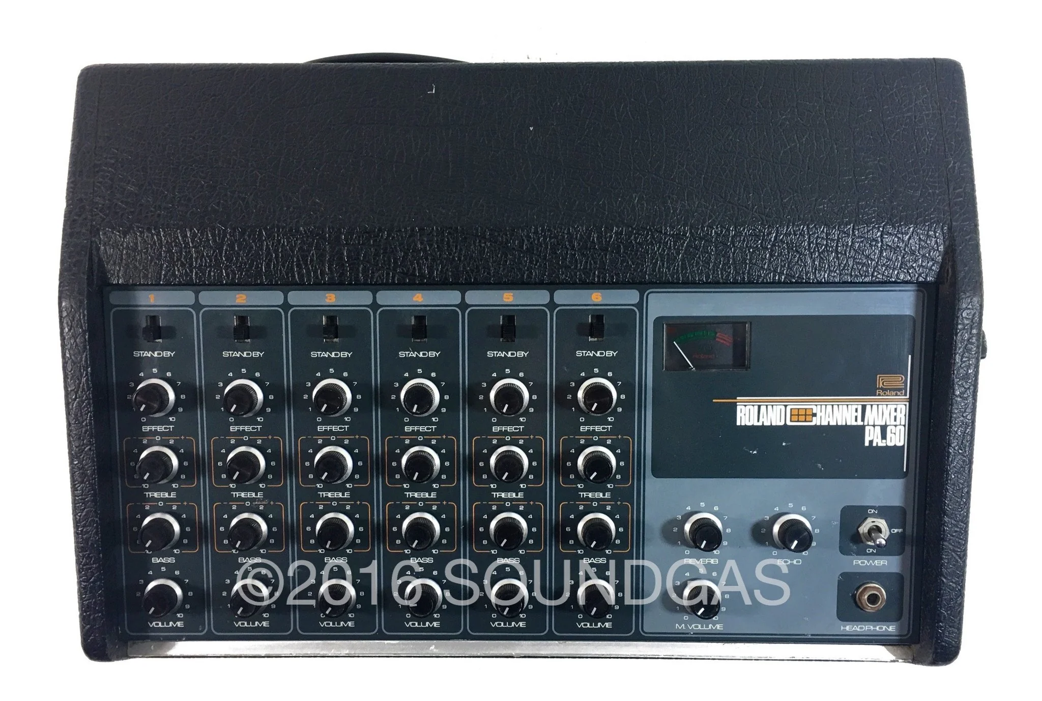 Roland PA.60 Mixer with Spring Reverb - Image 2
