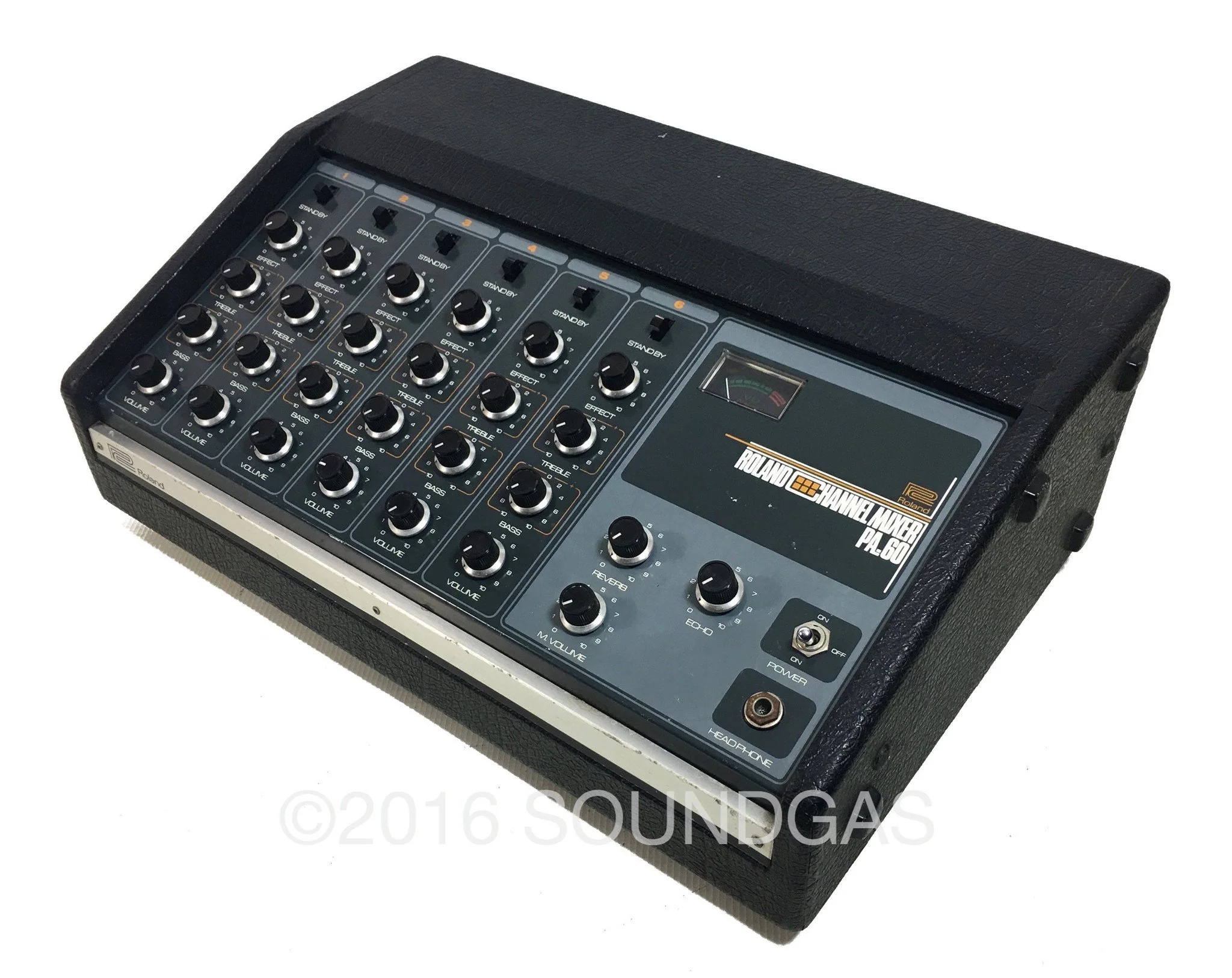 Roland PA.60 Mixer with Spring Reverb - Image 3