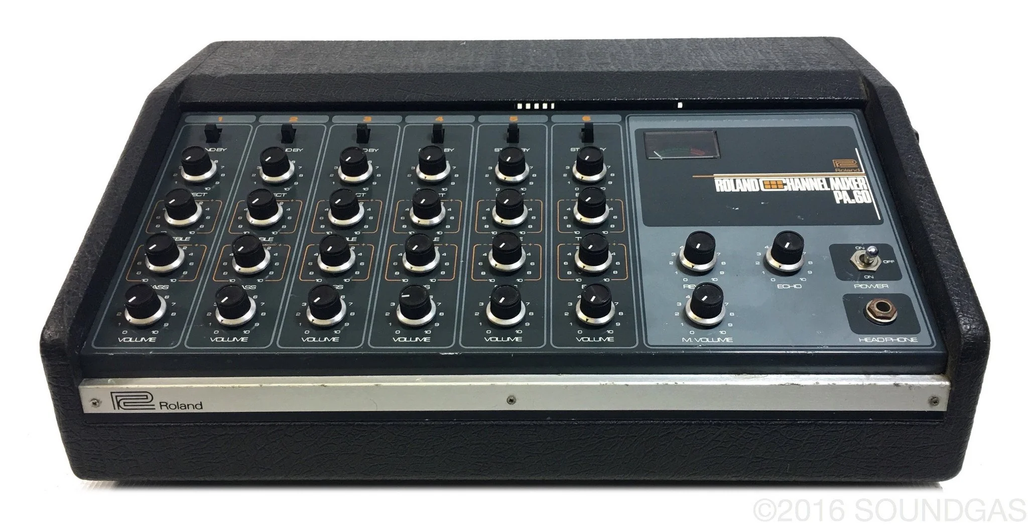 Roland PA.60 Mixer with Spring Reverb - Image 7
