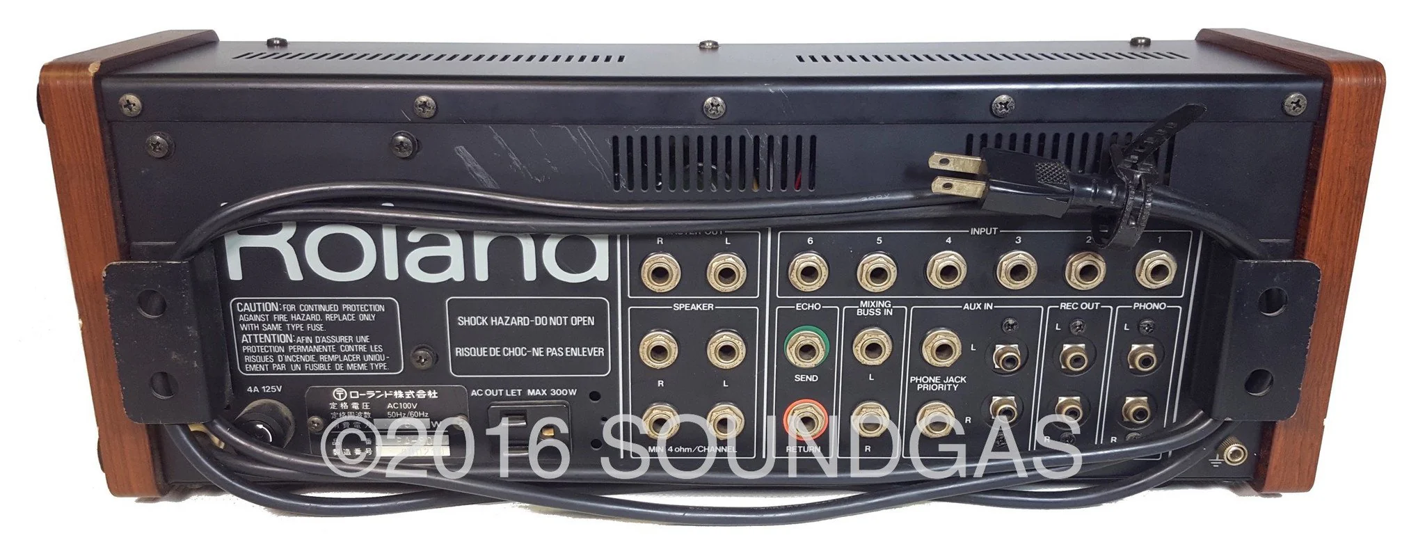 Roland PA-80 Mixer w/ Spring Reverb - Image 2