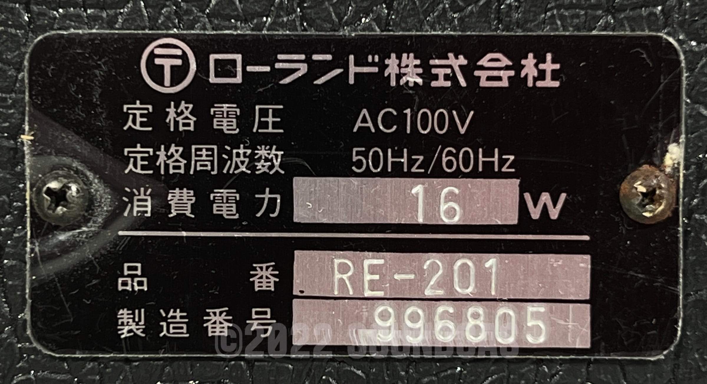 Roland RE-201 Space Echo - Zero Head Gain - Image 6