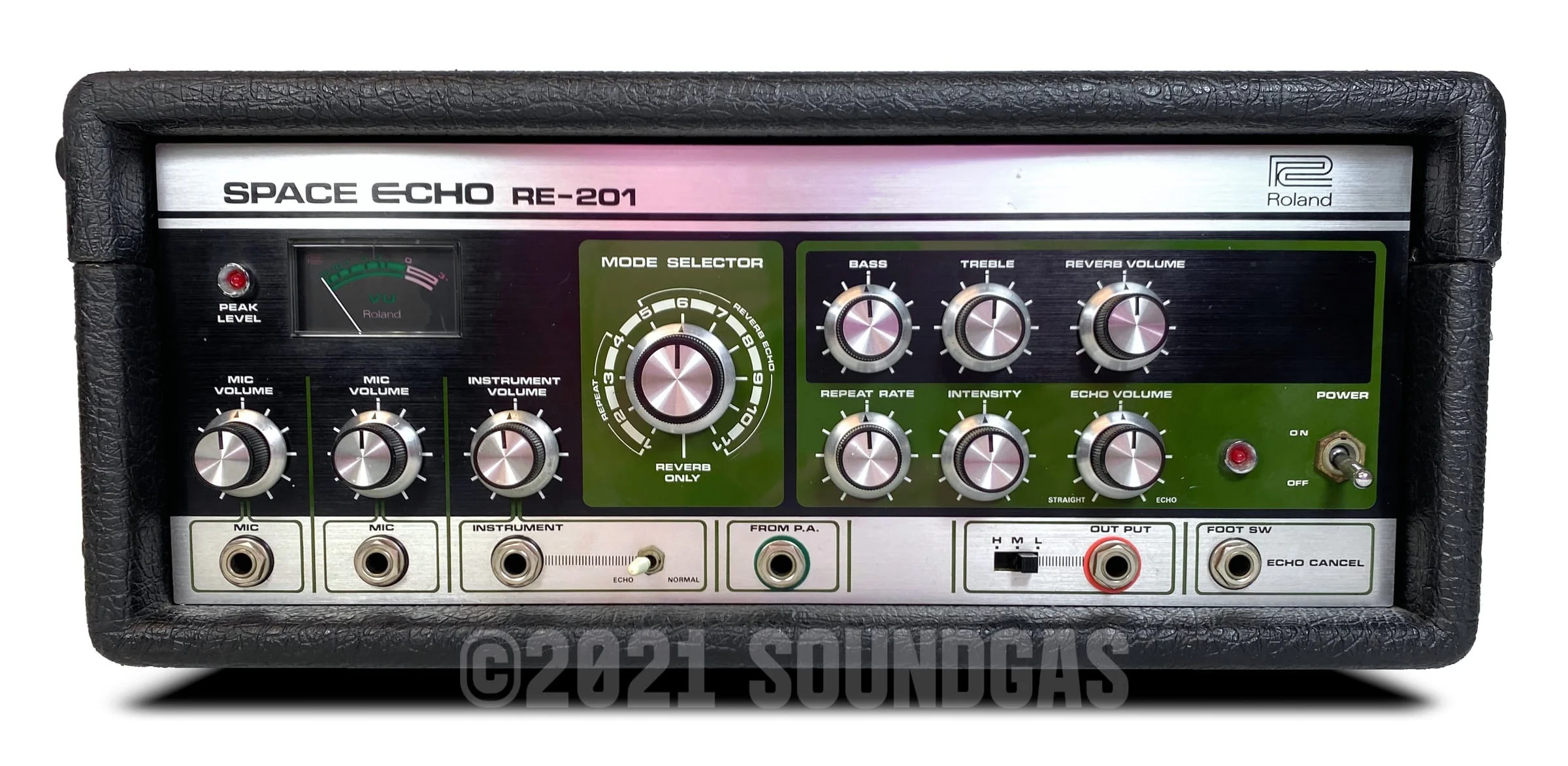 Roland RE-201 Space Echo, Early Preamp Mod - Image 2