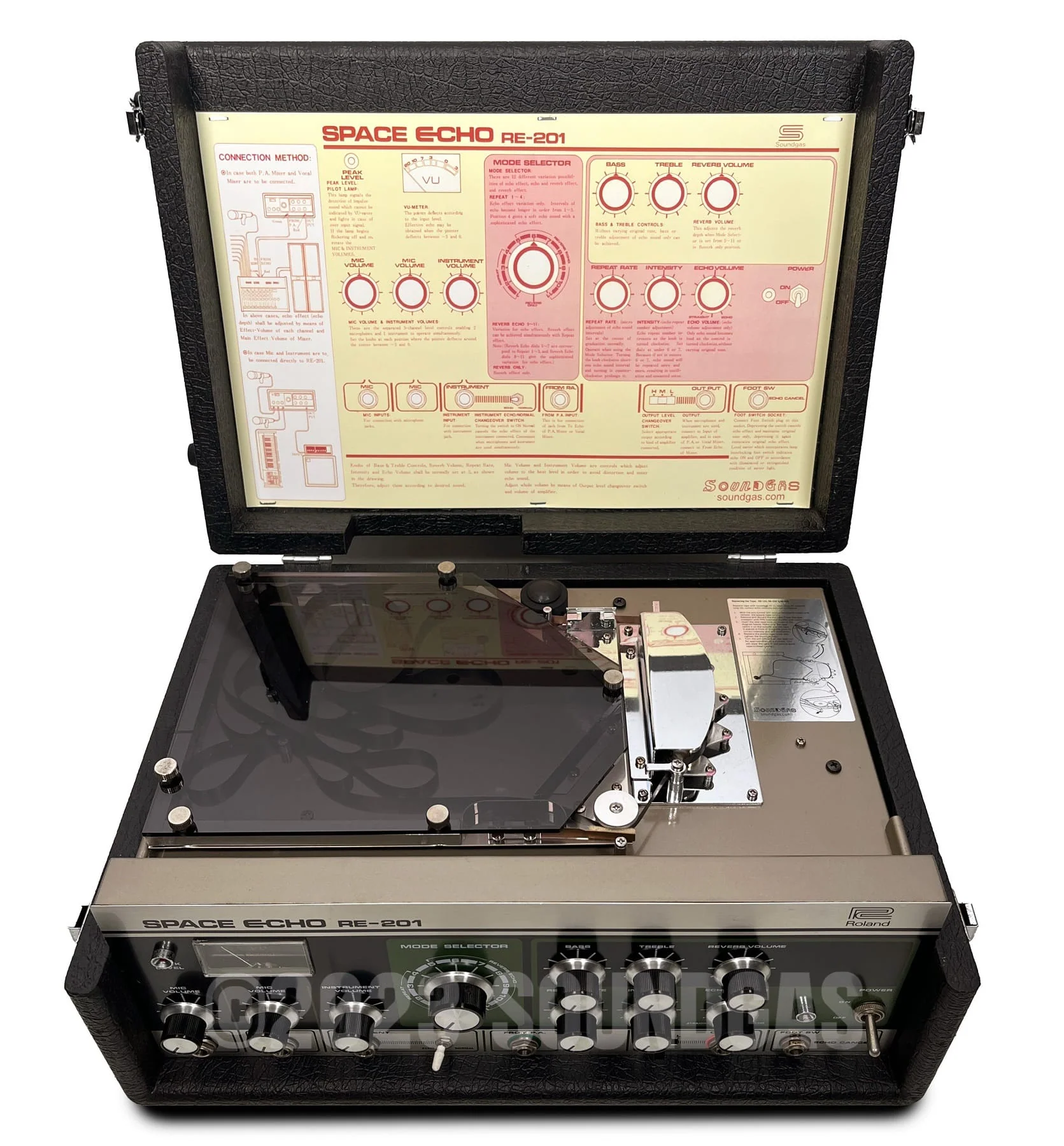 Roland RE-201 Space Echo, Early Preamp Mod - Image 7