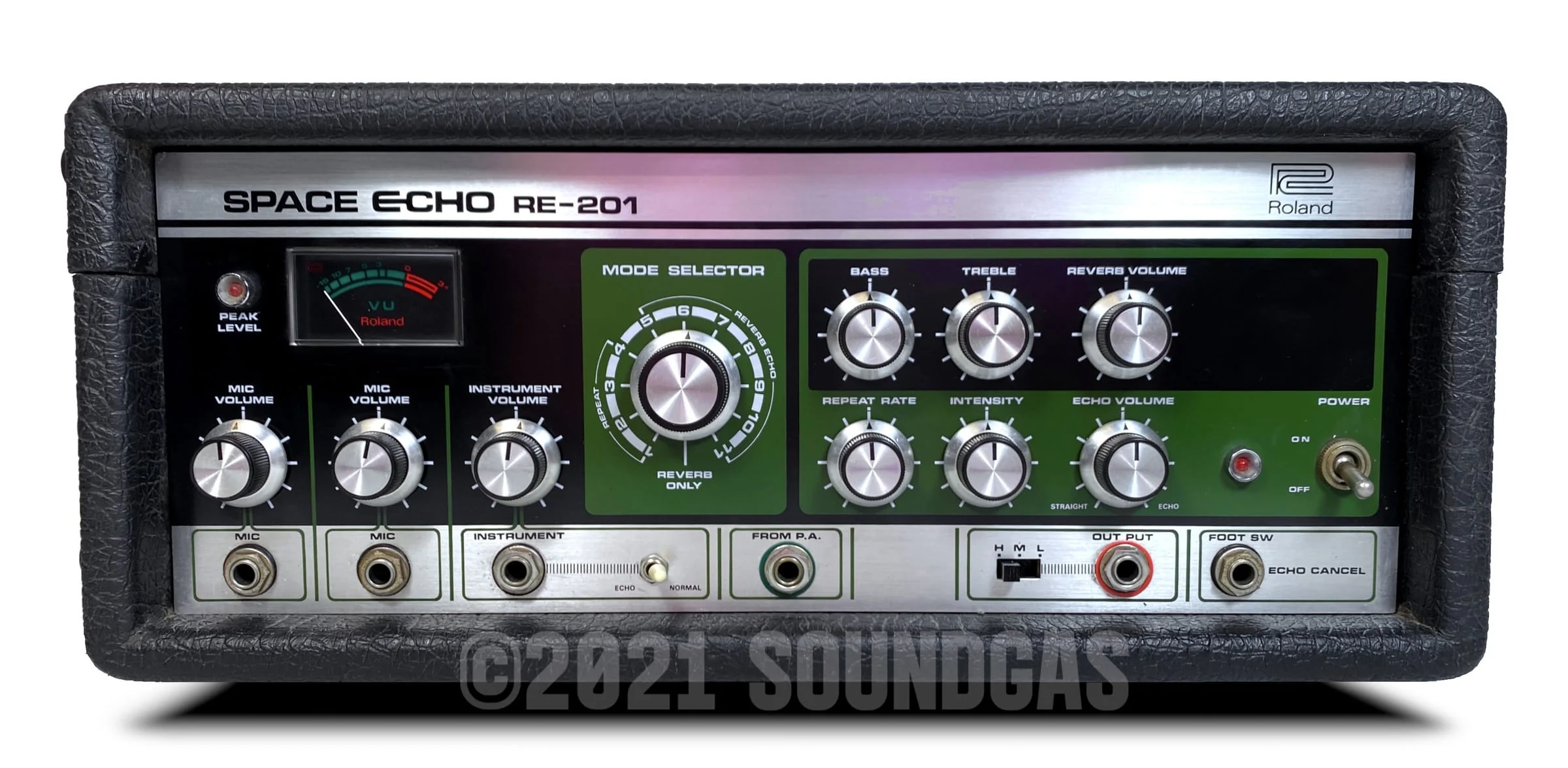 Roland RE-201 Space Echo, Early Preamp Mod - Image 2